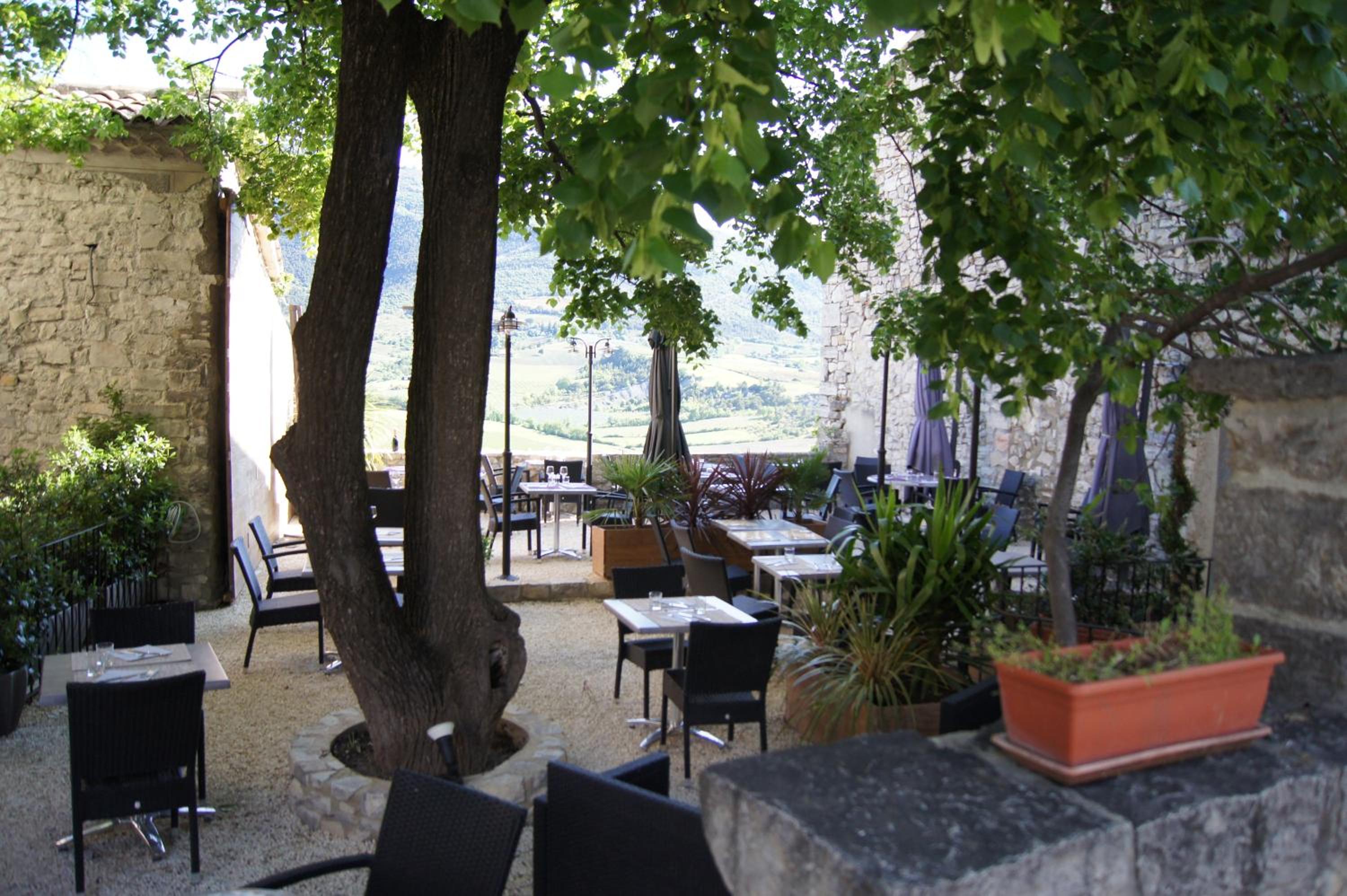 outdoor BBQ area