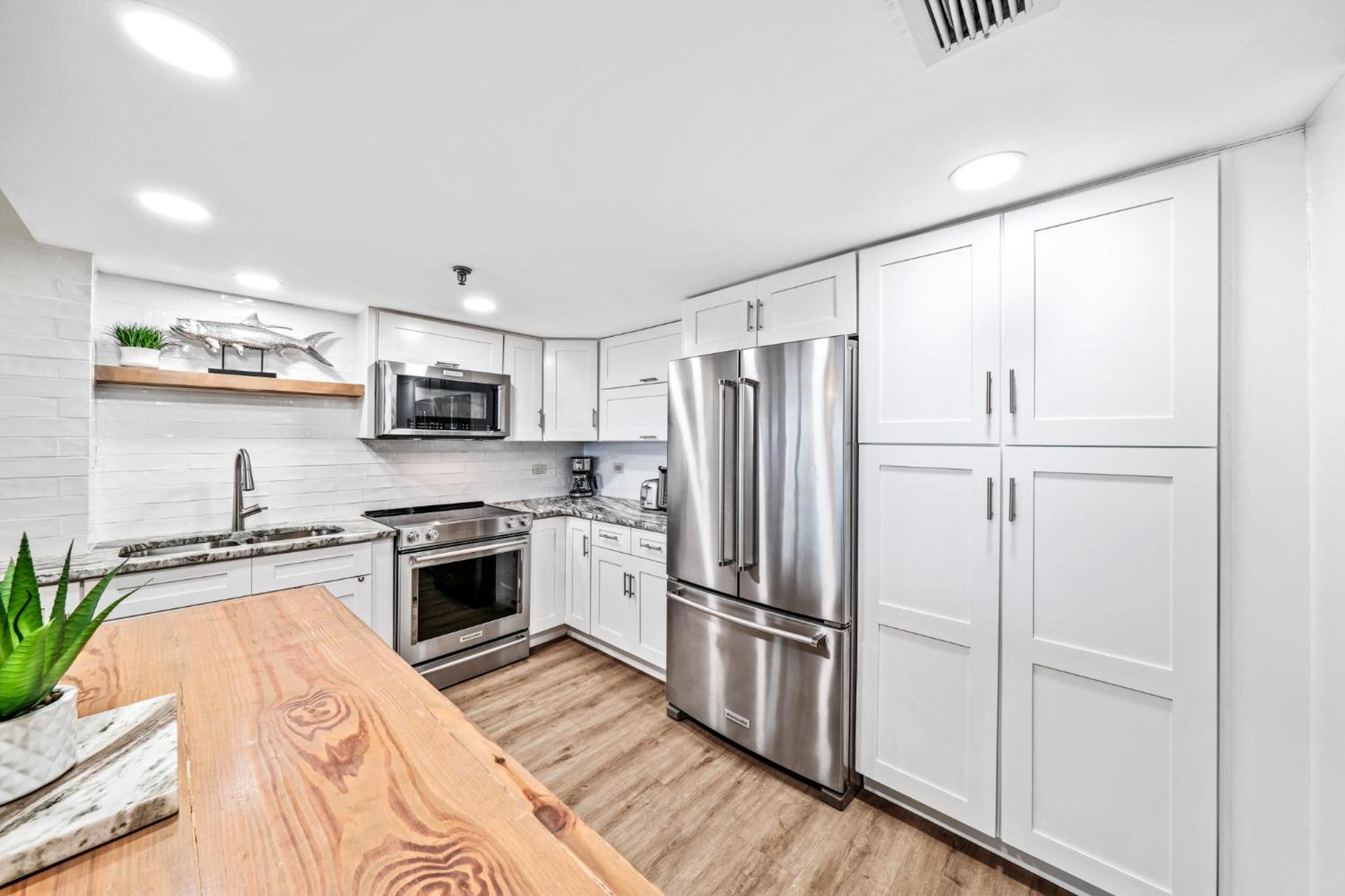 Updated direct oceanfront condo with large private balcony and a beachfront pool