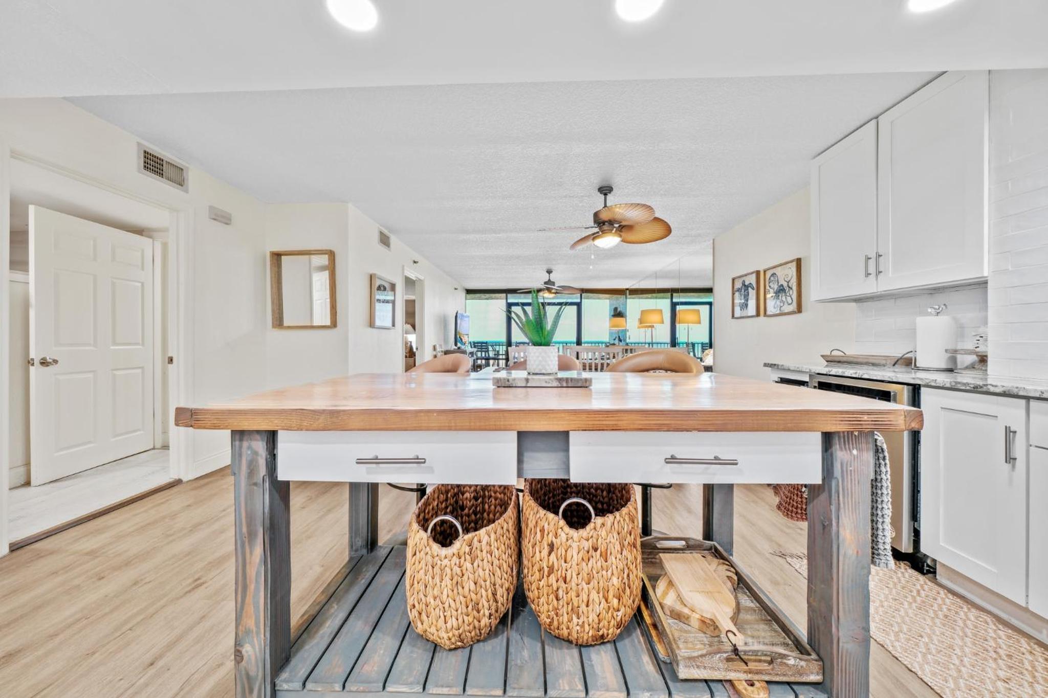 Updated direct oceanfront condo with large private balcony and a beachfront pool