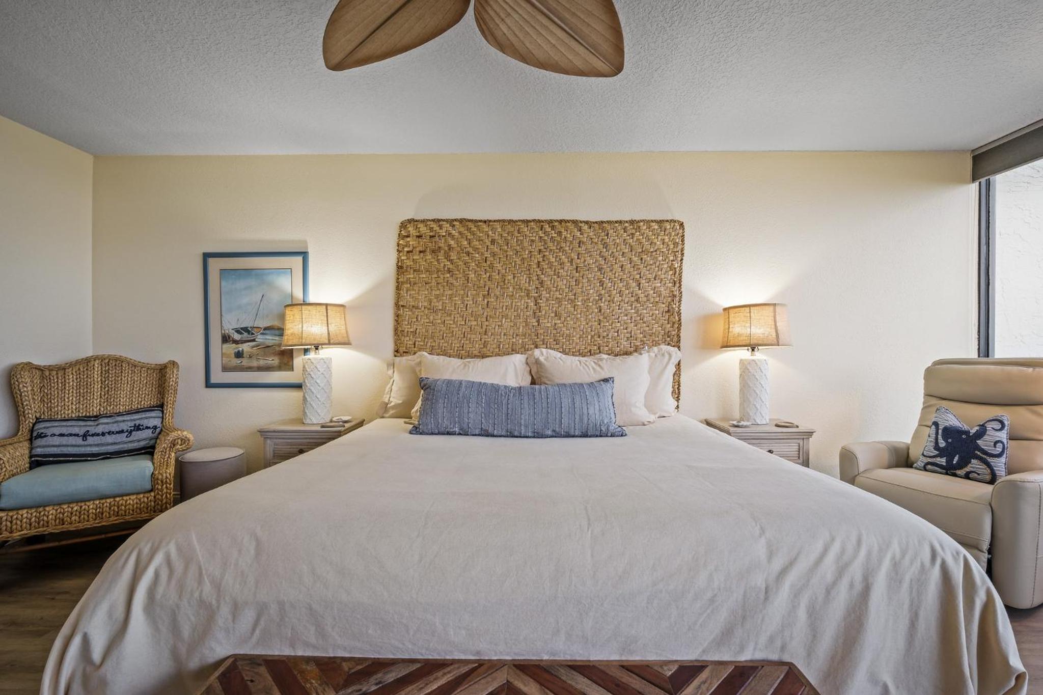 Updated direct oceanfront condo with large private balcony and a beachfront pool