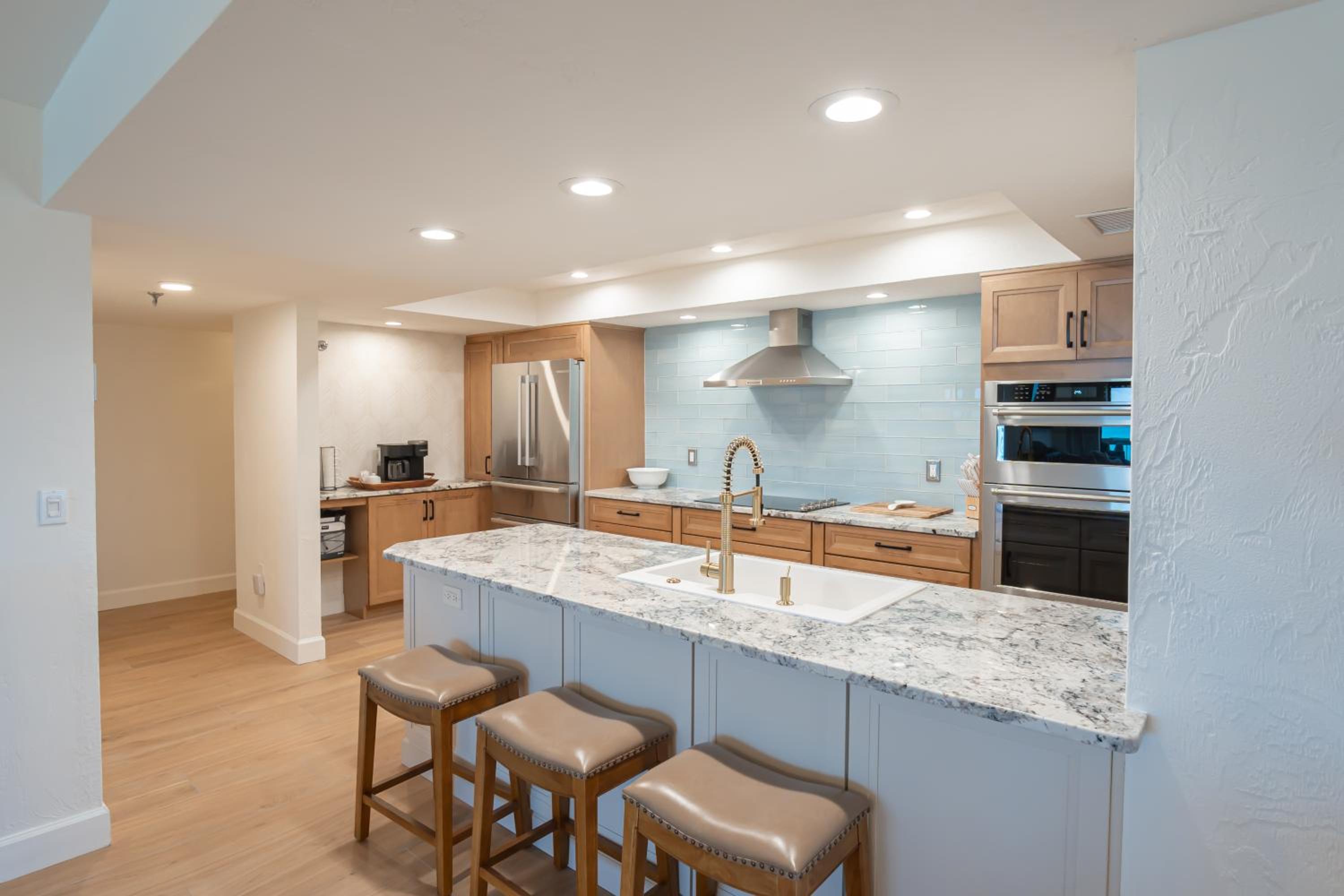 Luxury direct oceanfront corner with a large private balcony, heated pool and garage
