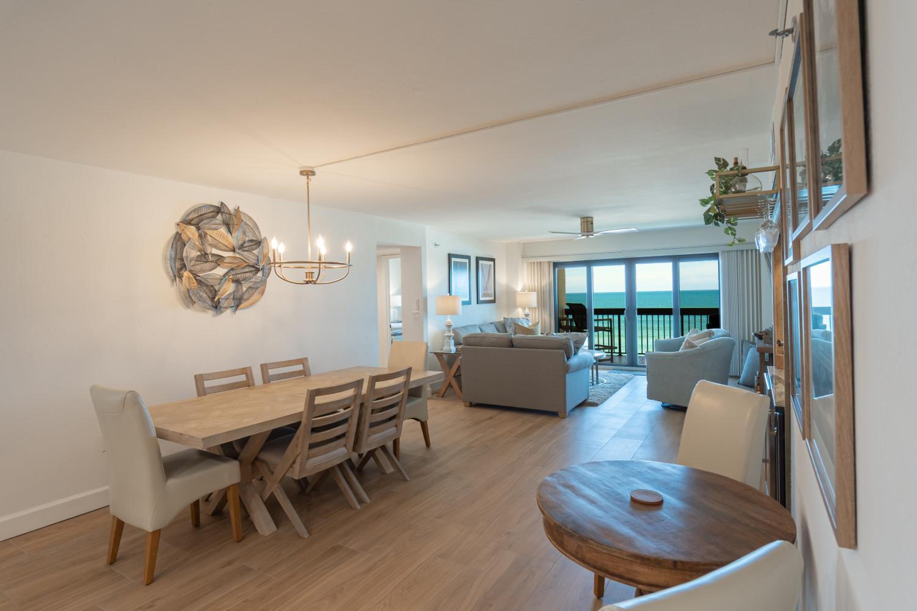 Luxury direct oceanfront corner with a large private balcony, heated pool and garage
