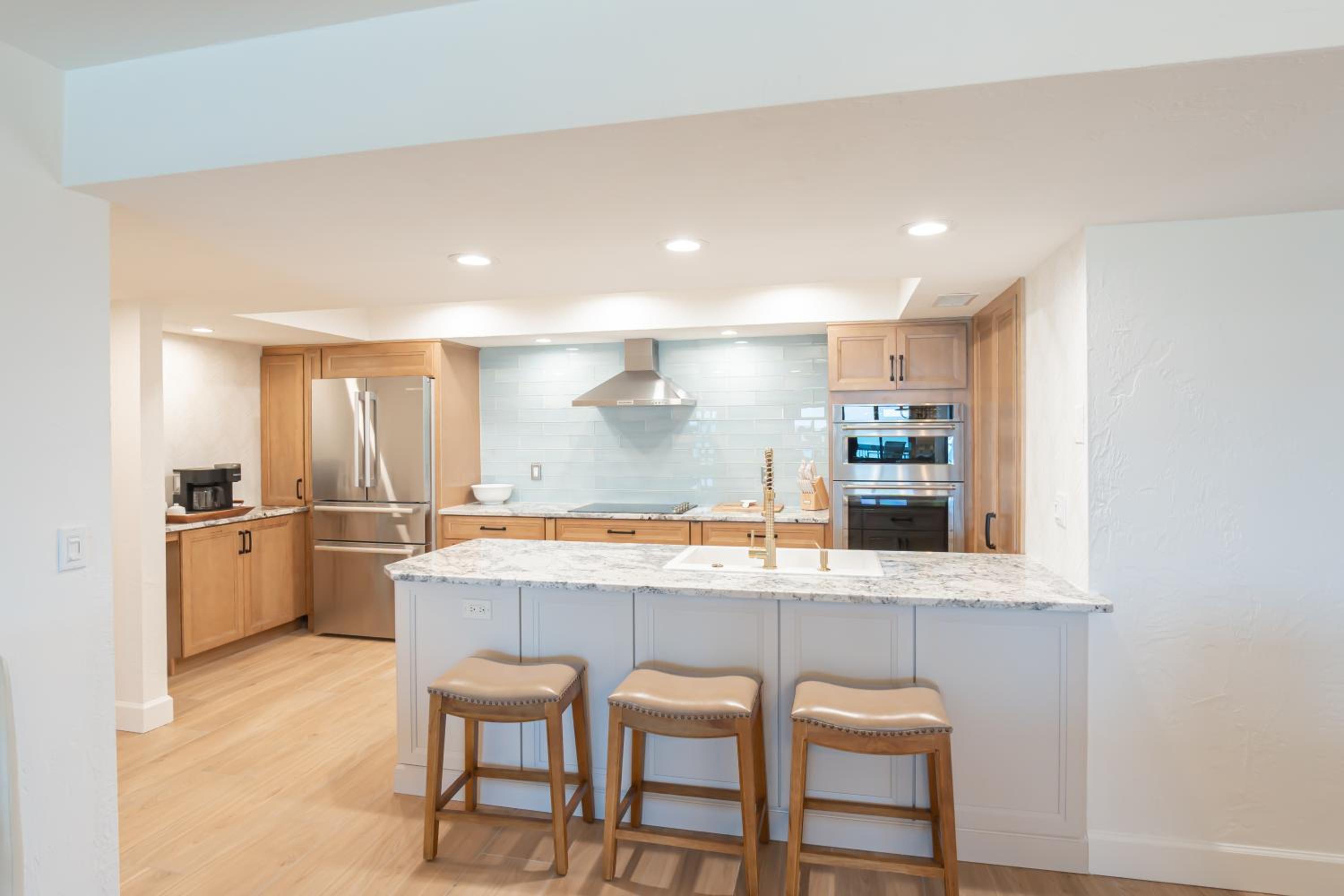 Luxury direct oceanfront corner with a large private balcony, heated pool and garage