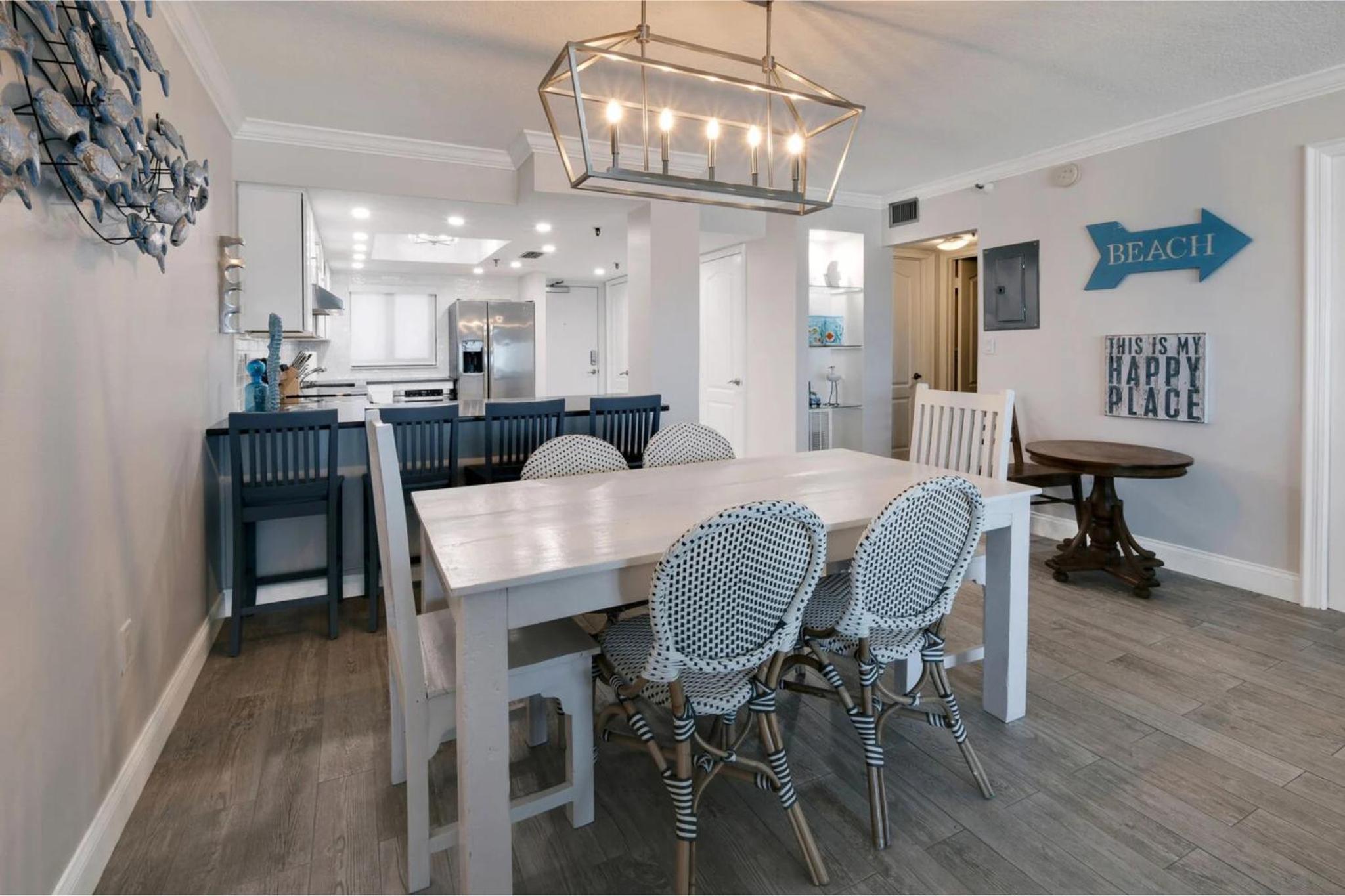 Updated direct oceanfront condo with a balcony, beachfront heated pool and beach access