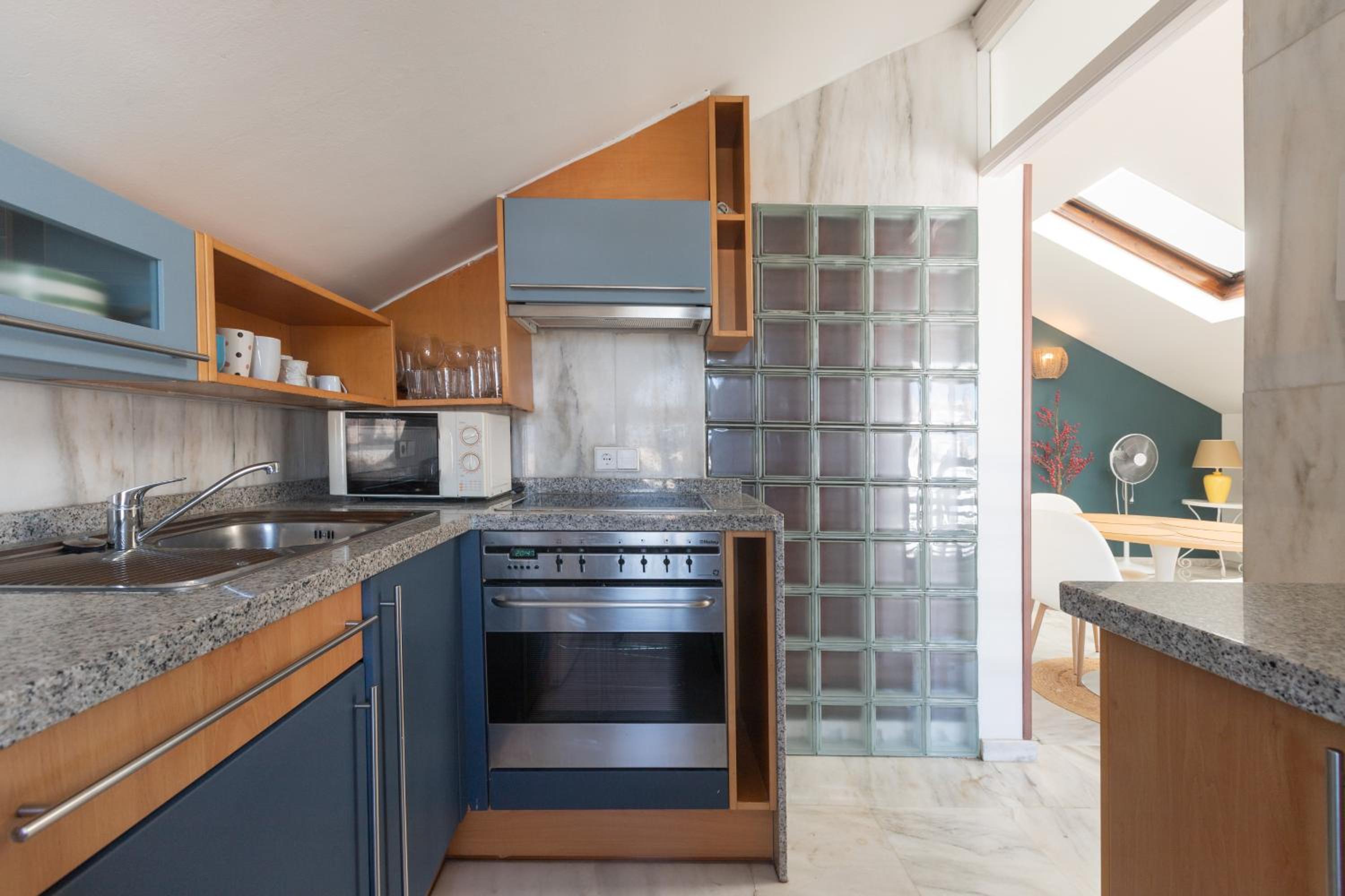 Blue Glass Penthouse in Marbella city center