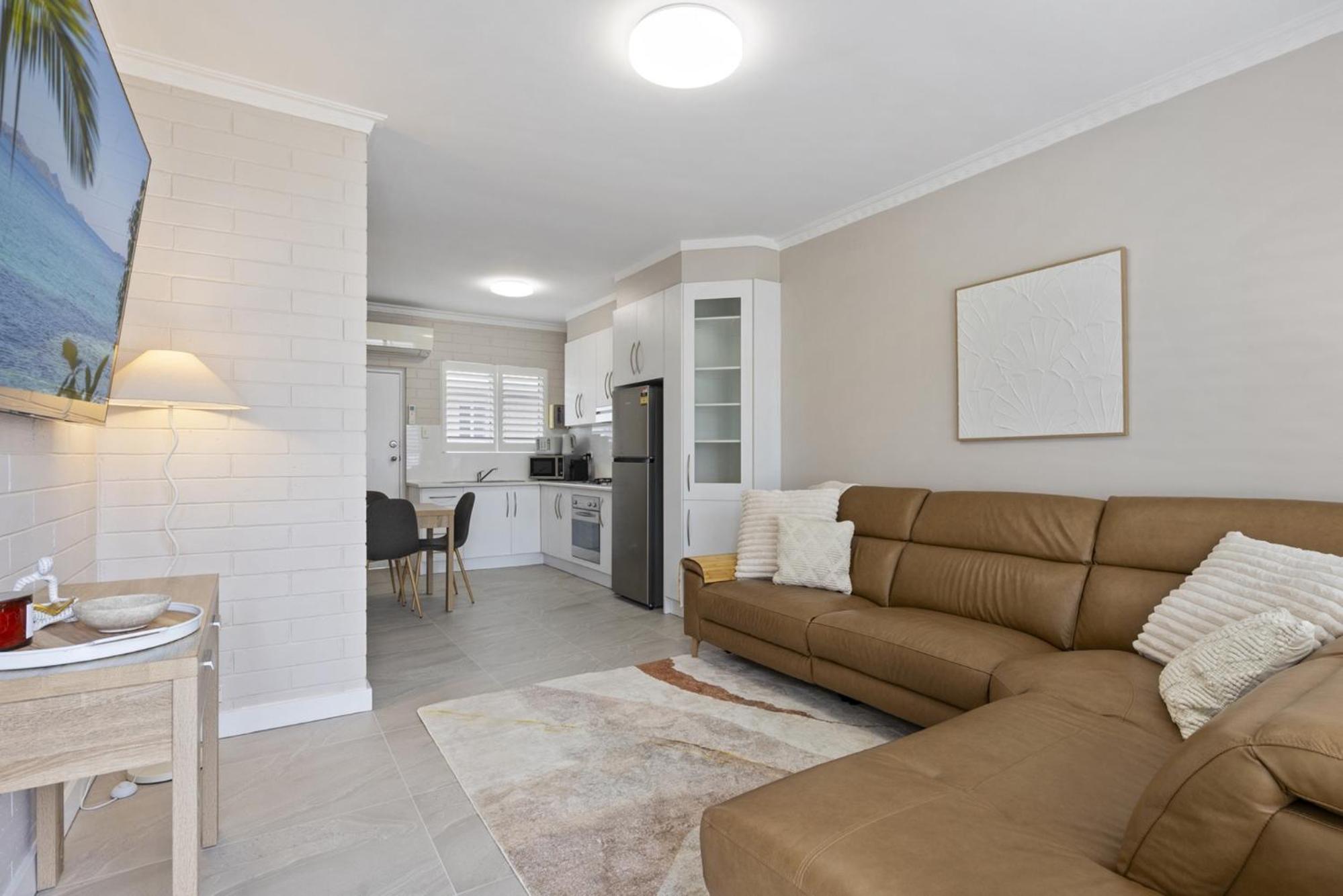 Bright 2-Bed Apartment Steps from Largs Bay Beach