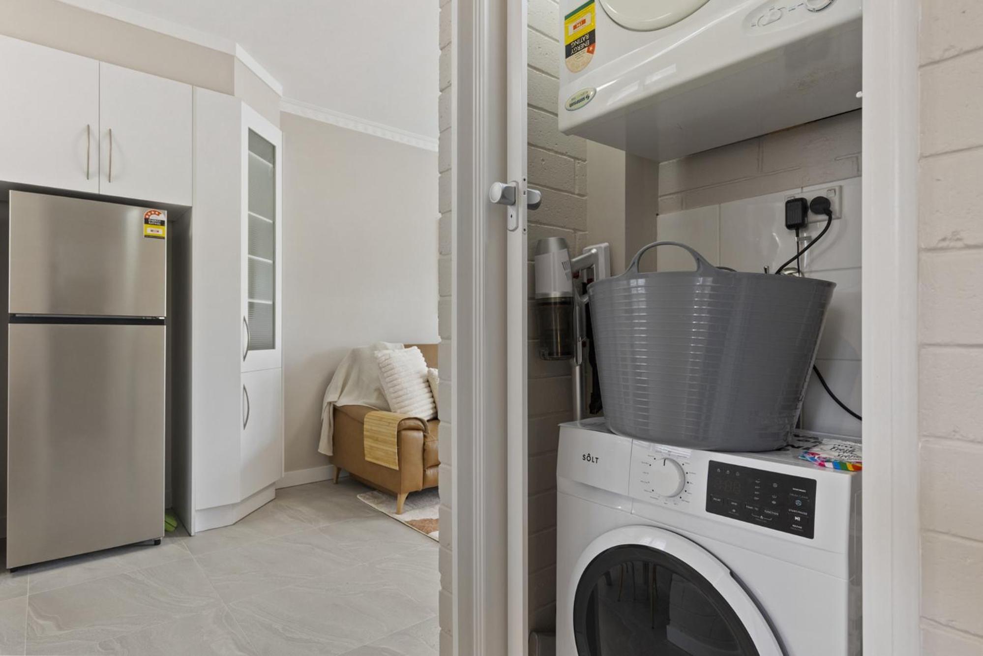 Bright 2-Bed Apartment Steps from Largs Bay Beach