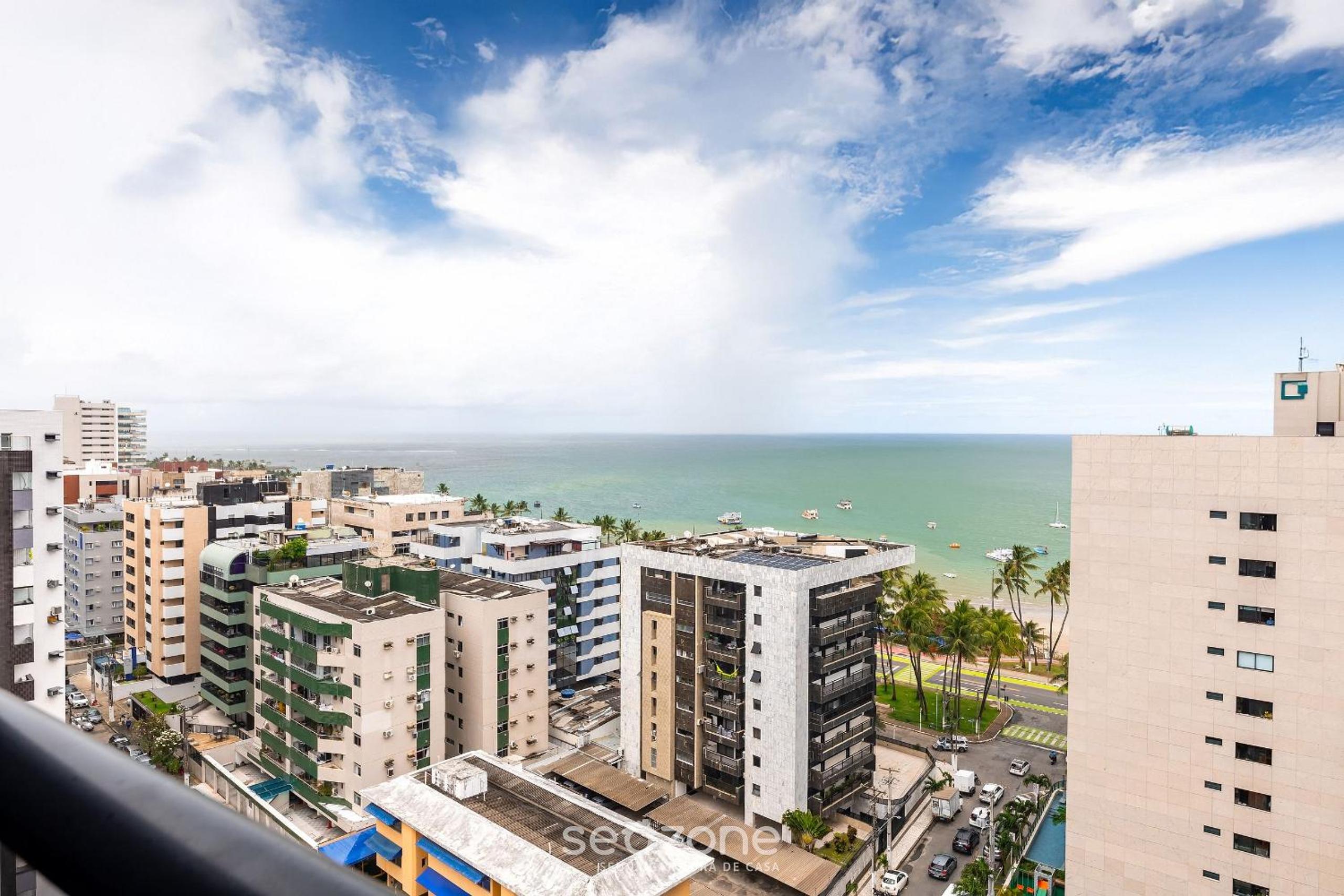 Apt with Balcony and Sea View, Maceió HIG1003