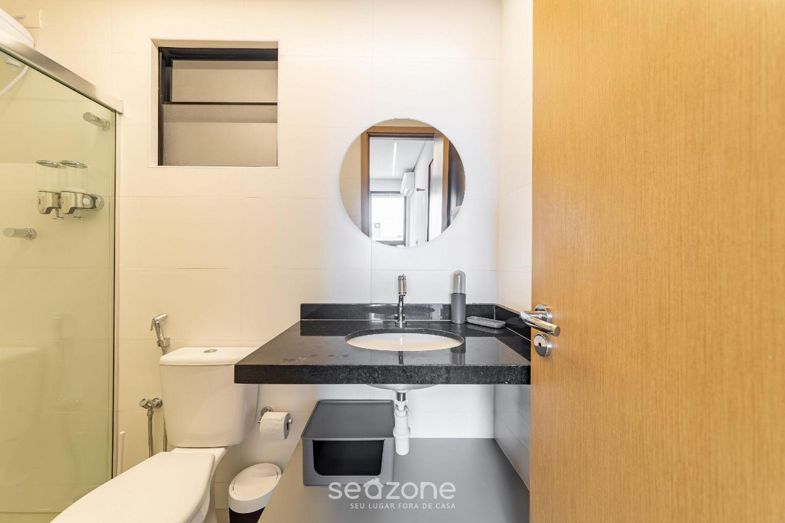Apt with Balcony and Sea View, Maceió HIG1003