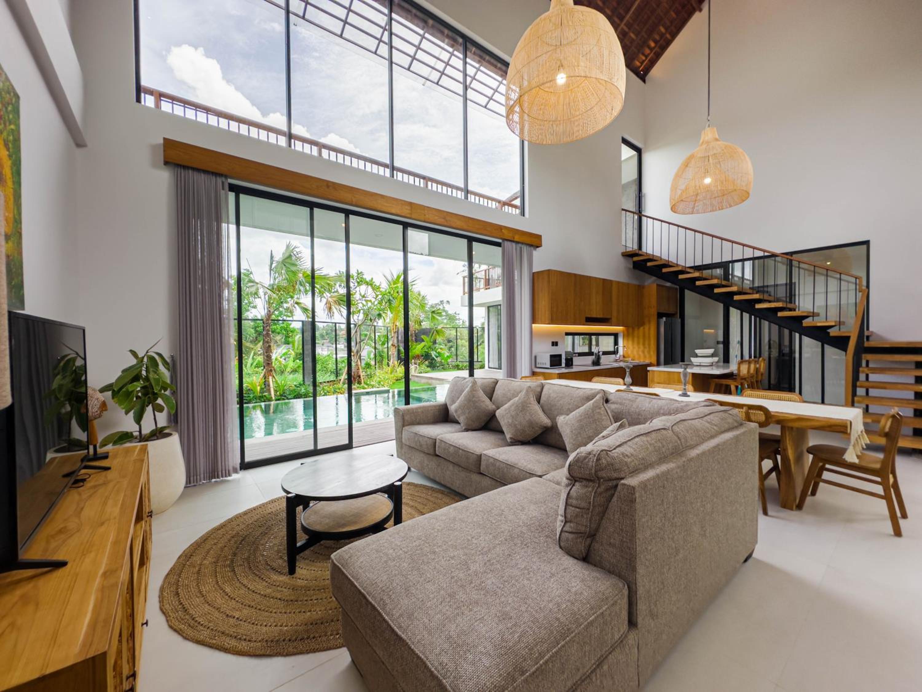 Emma Villa with Ricefields View Ubud