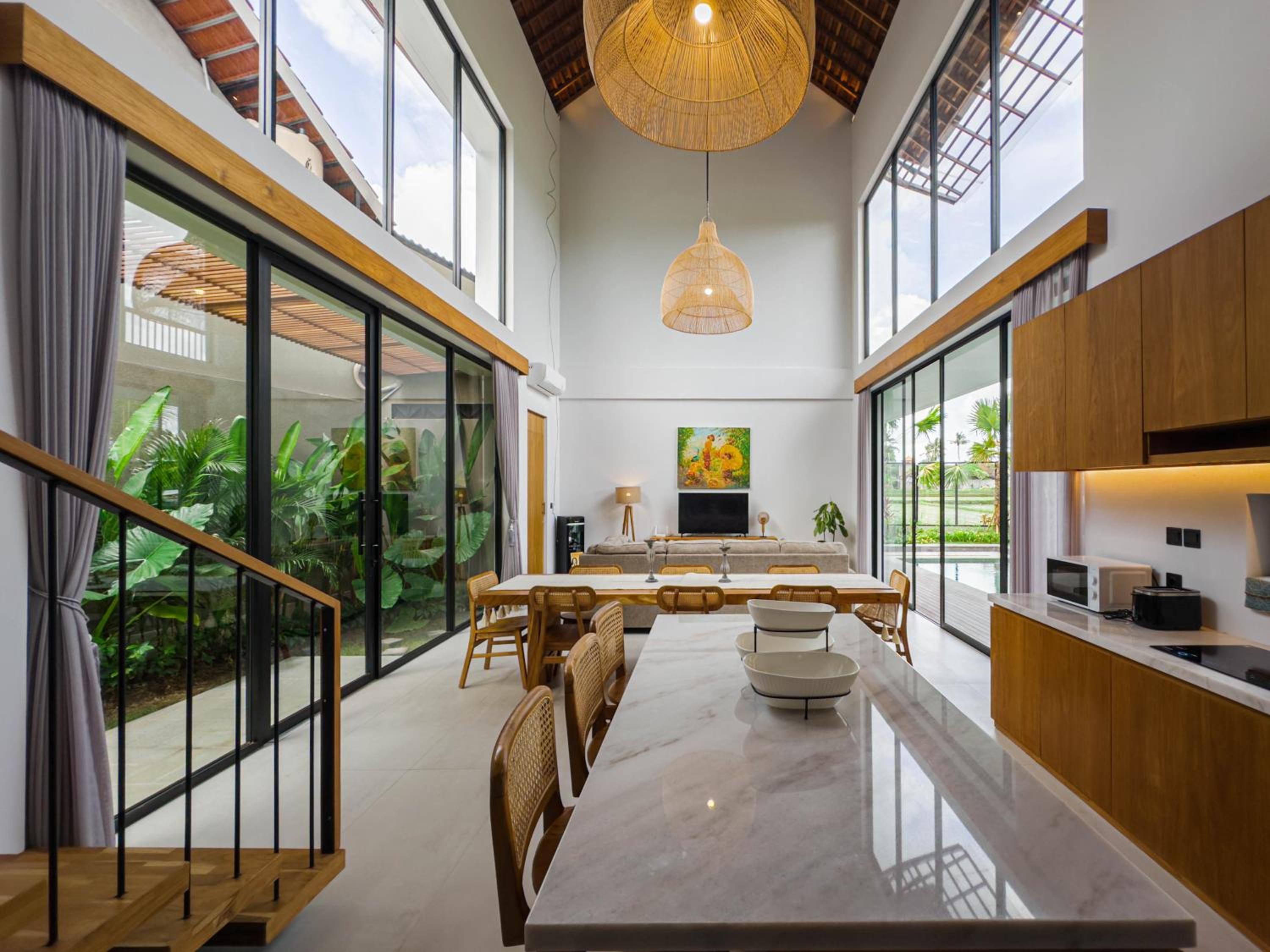 Emma Villa with Ricefields View Ubud