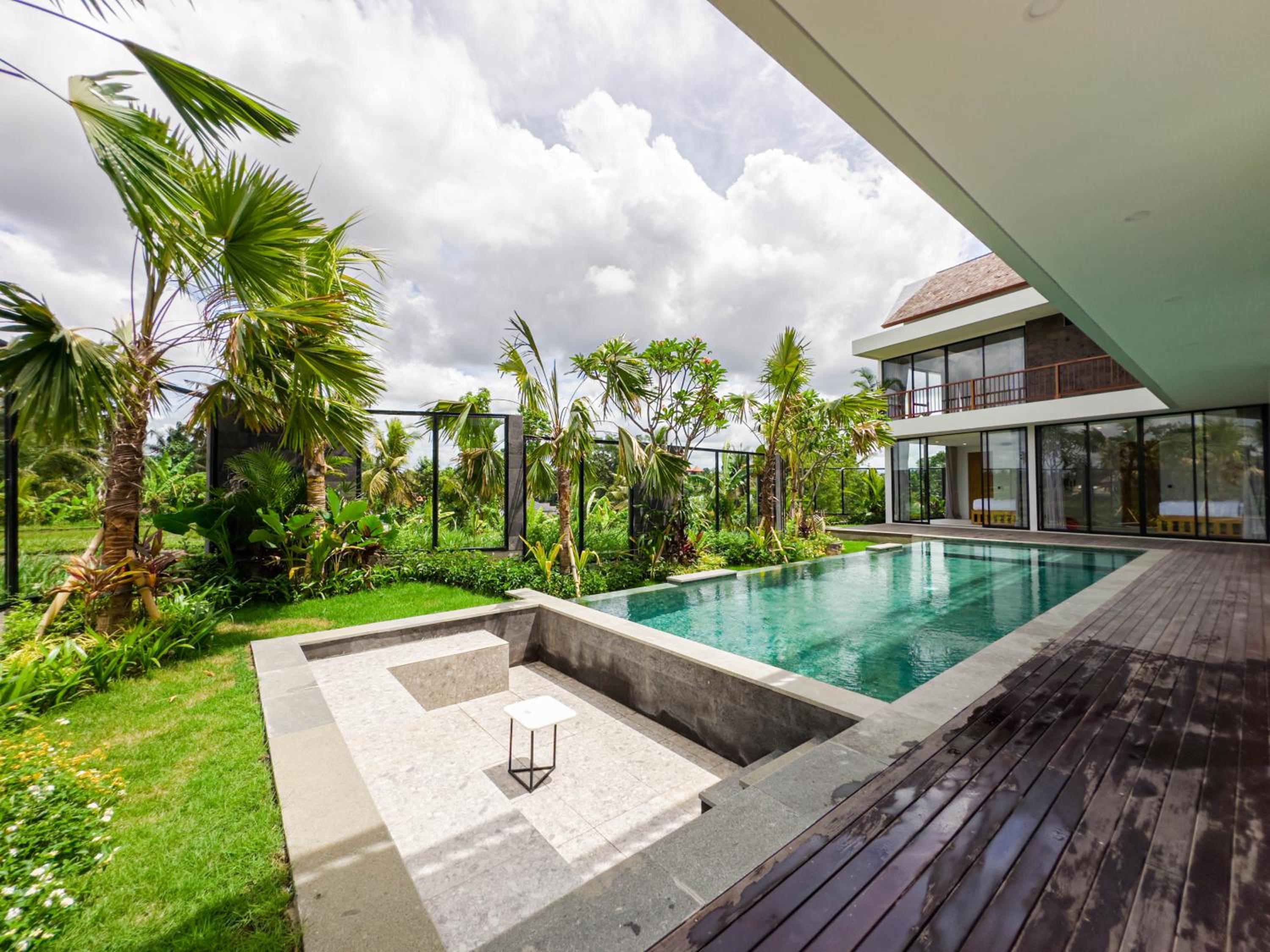 Emma Villa with Ricefields View Ubud