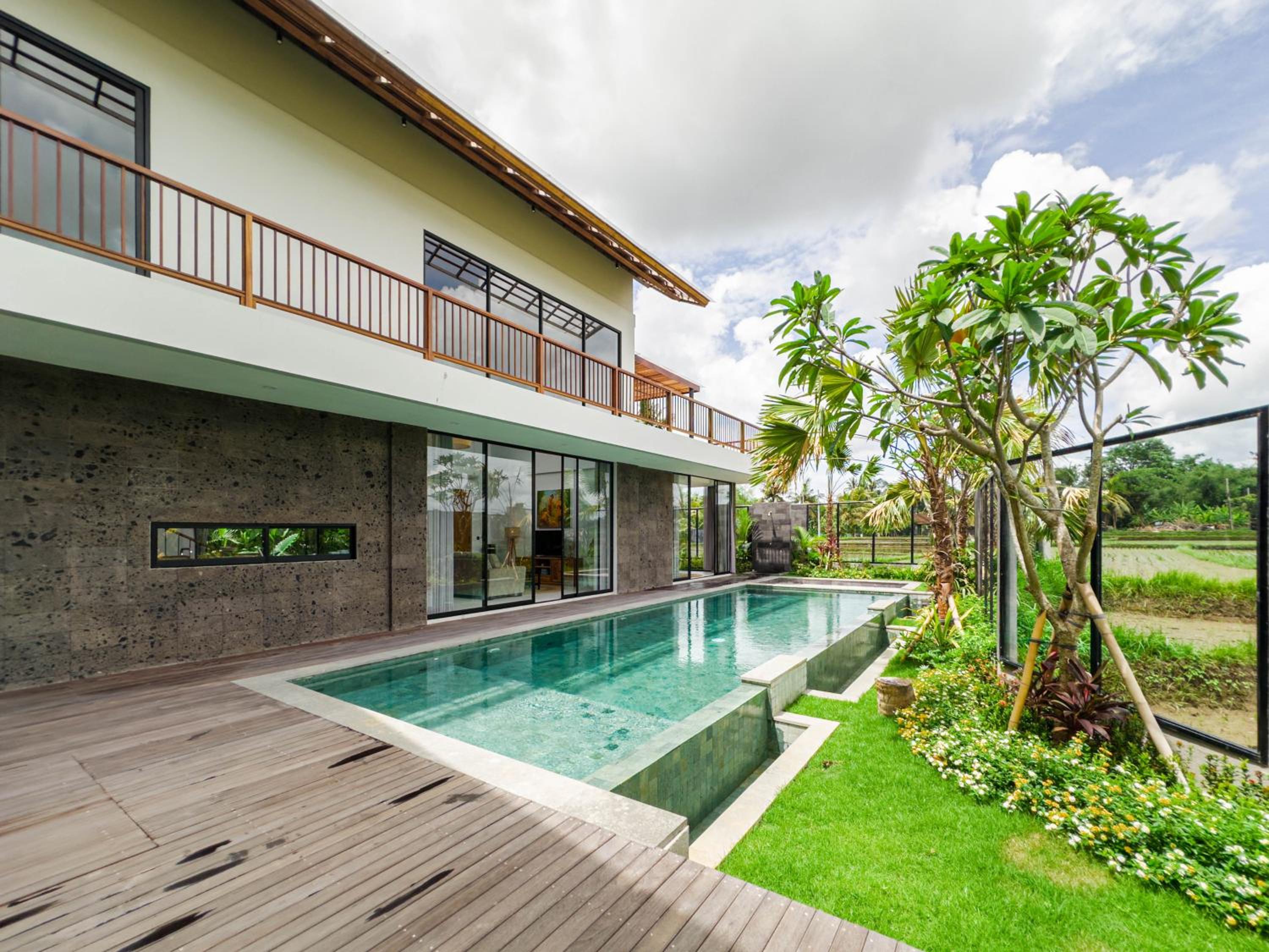 Emma Villa with Ricefields View Ubud