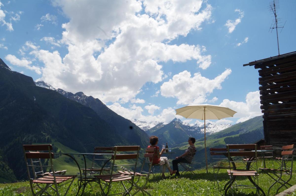 outdoor BBQ area