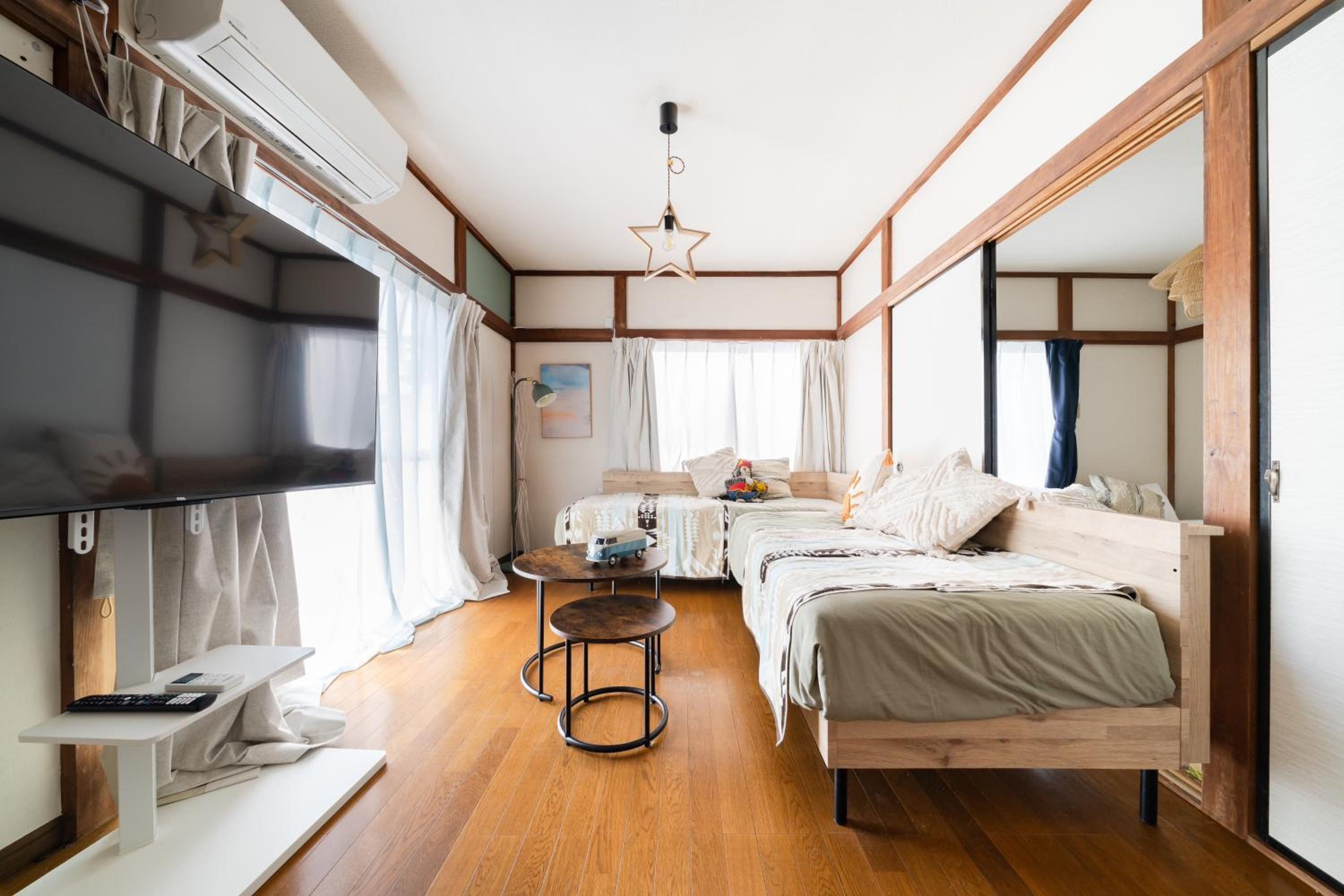 15 minutes to the beach, Free parking, さざ波と貝がら Coco Mare Hiratsuka