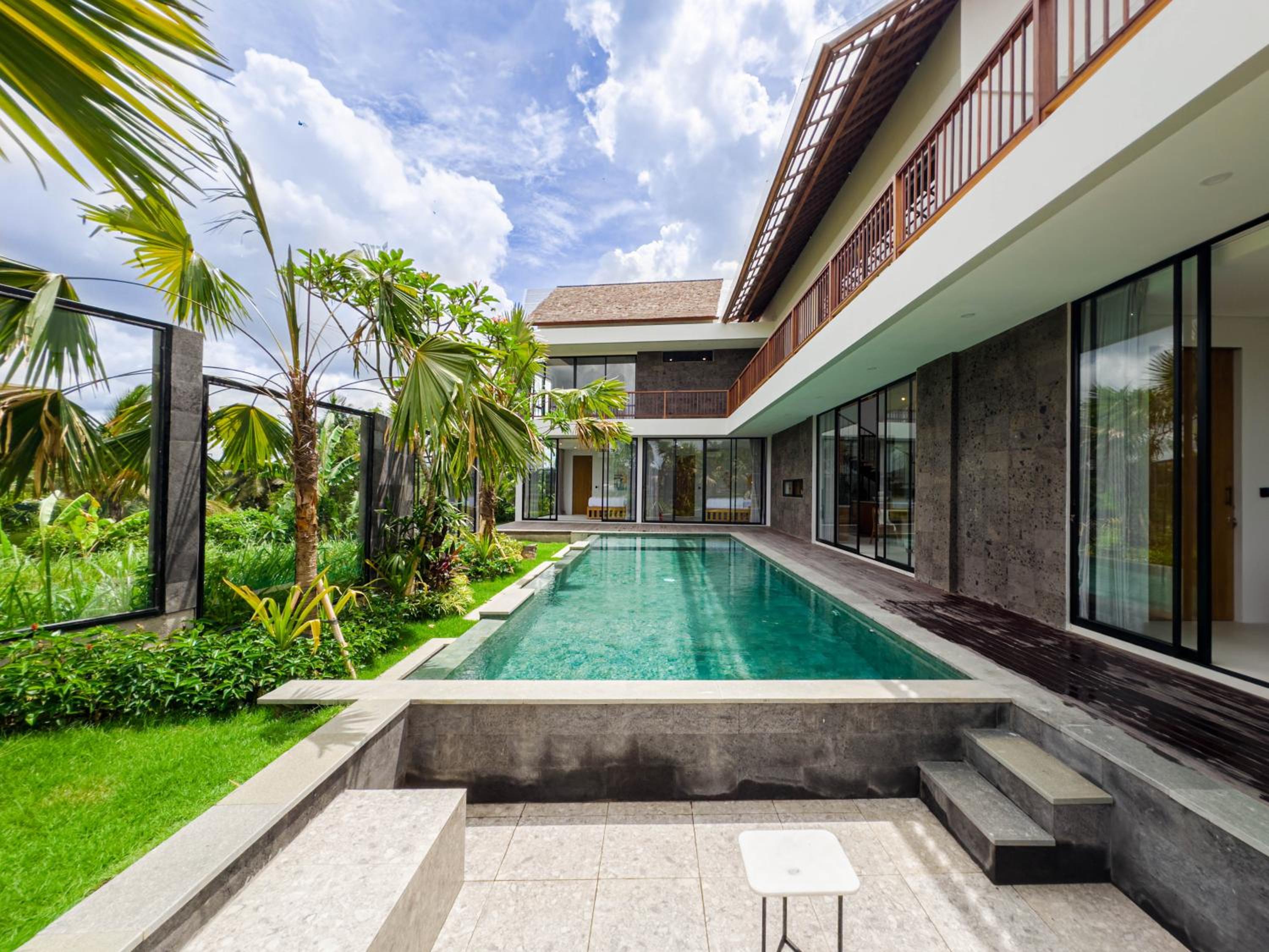 Emma Villa with Ricefields View Ubud