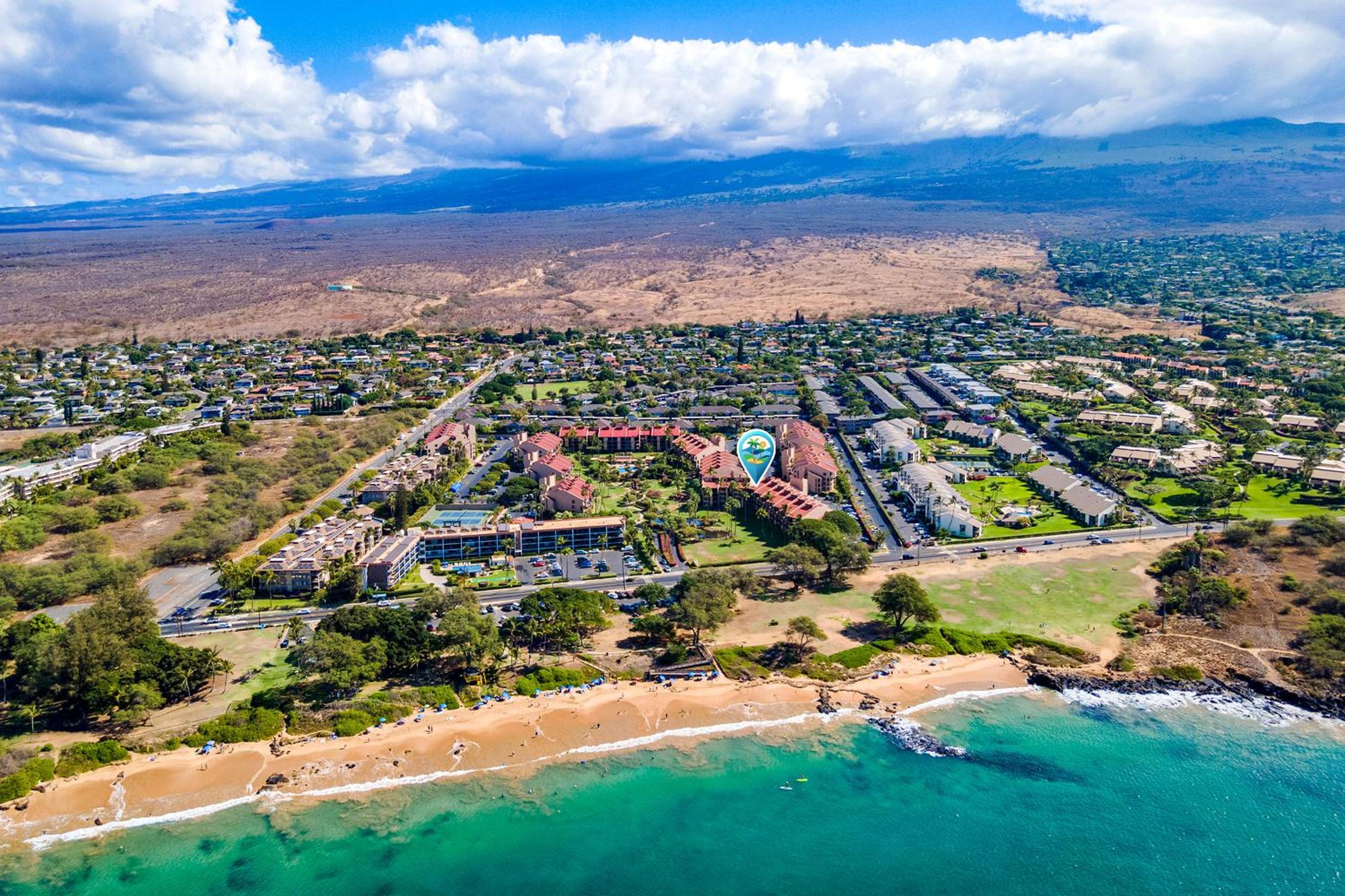 Kamaole Sands 10-113 - Ocean View, Ground Level, Stunning Renovation, Split-AC!