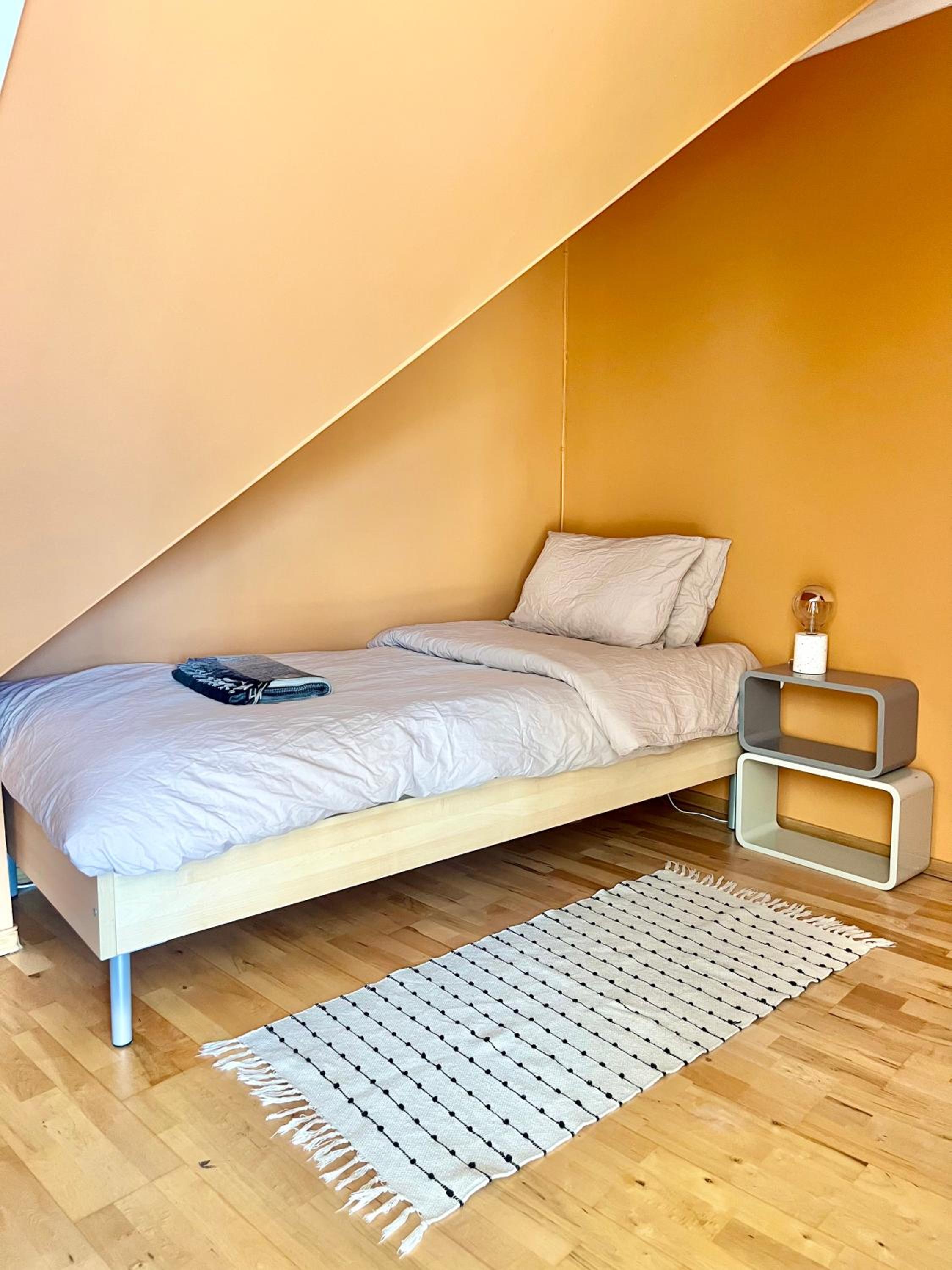 Rom i loftsleilighet med utsikt