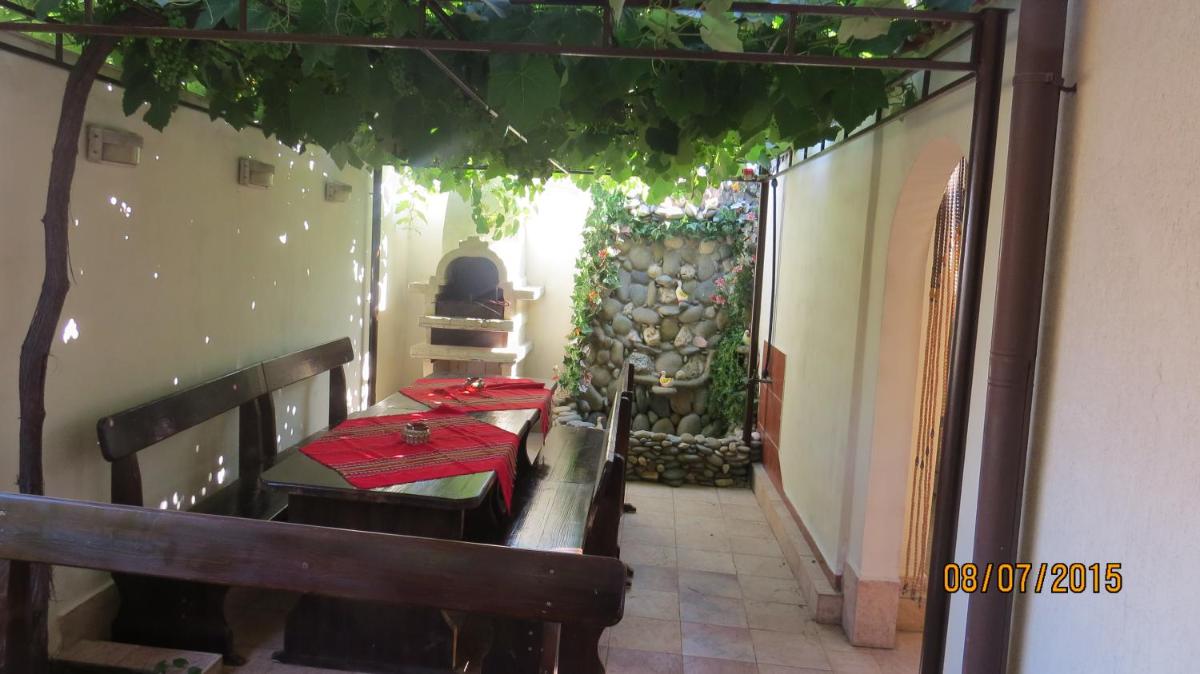 outdoor BBQ area