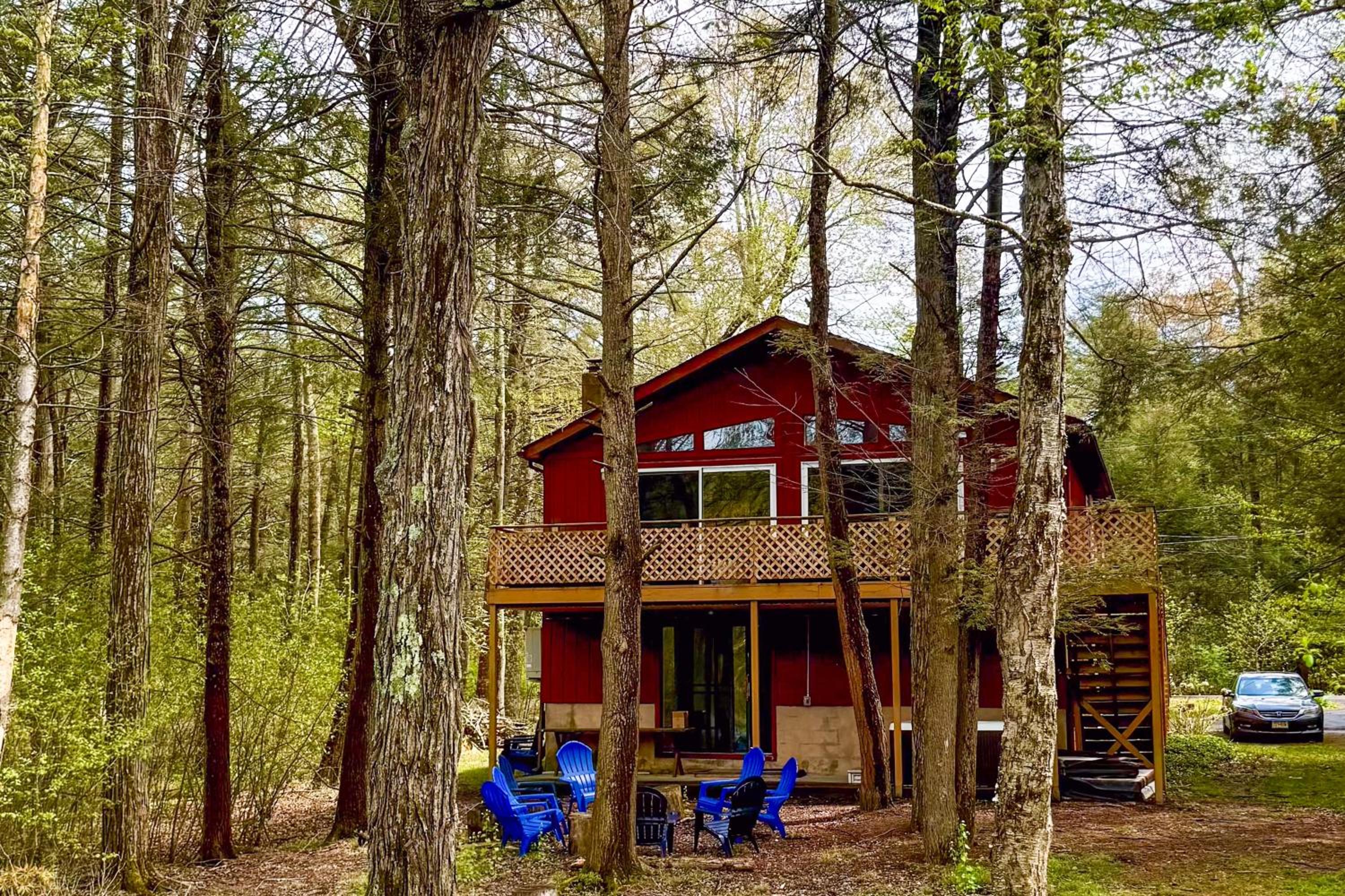Hot Tub, Dock, Pool Table! Lakefront Poconos Haven