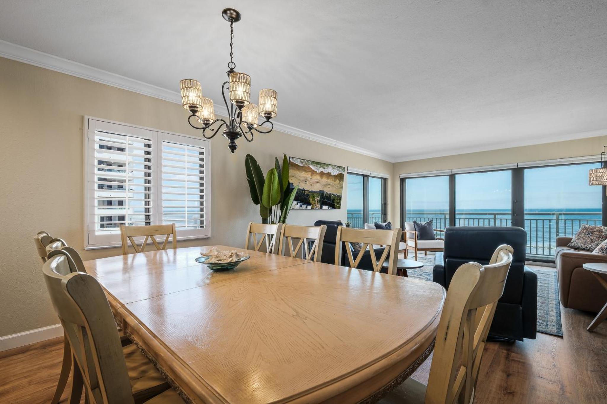 Renovated direct oceanfront corner condo with a huge wrap-around balcony and pool