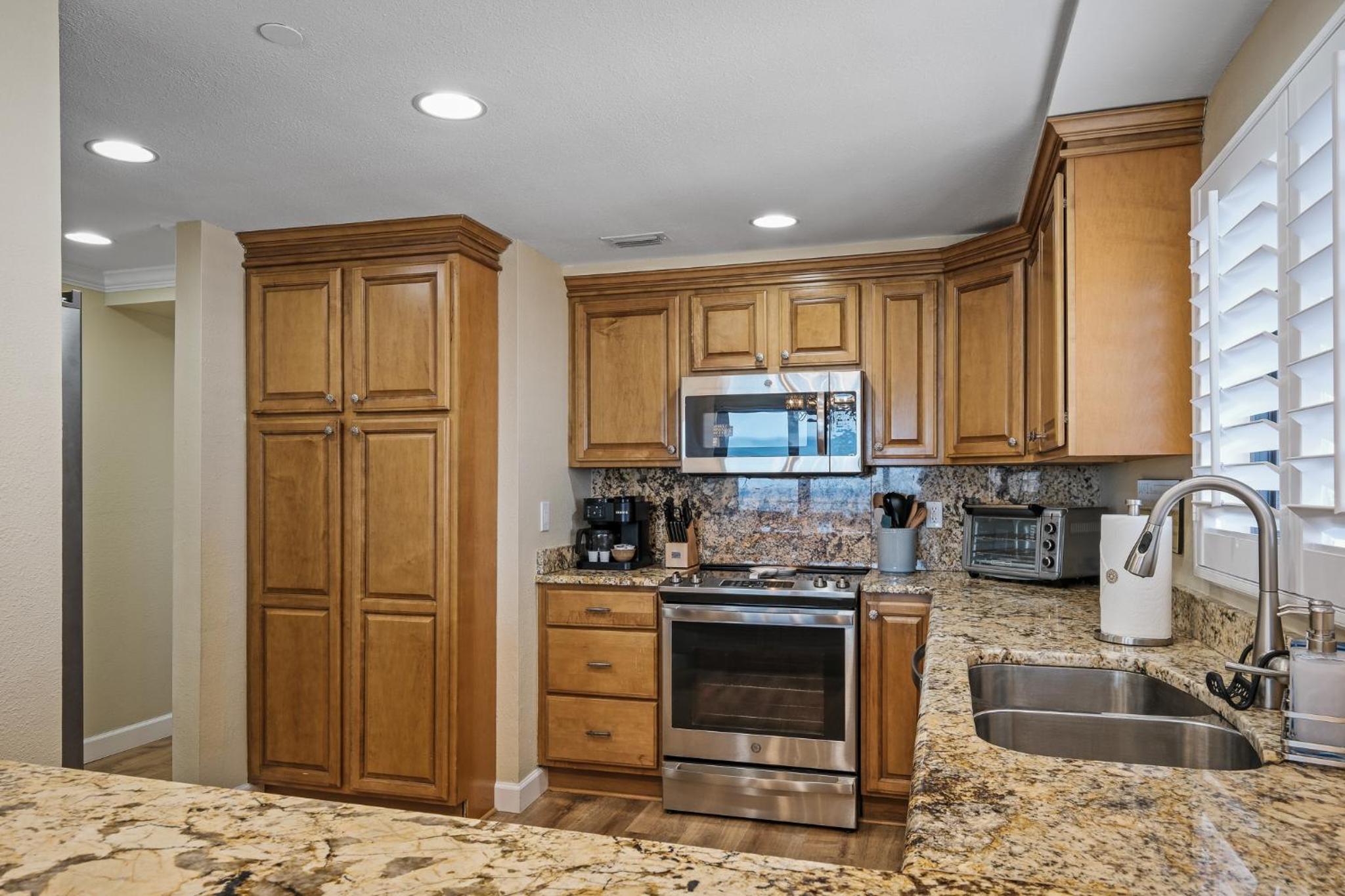 Renovated direct oceanfront corner condo with a huge wrap-around balcony and pool