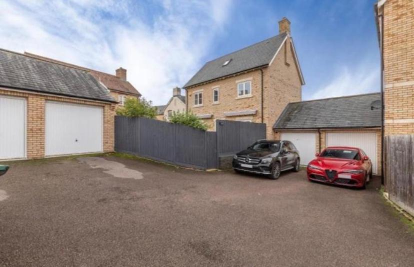 Detached family house with private garden.