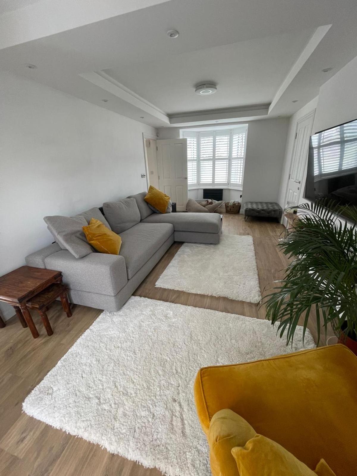 Detached family house with private garden.