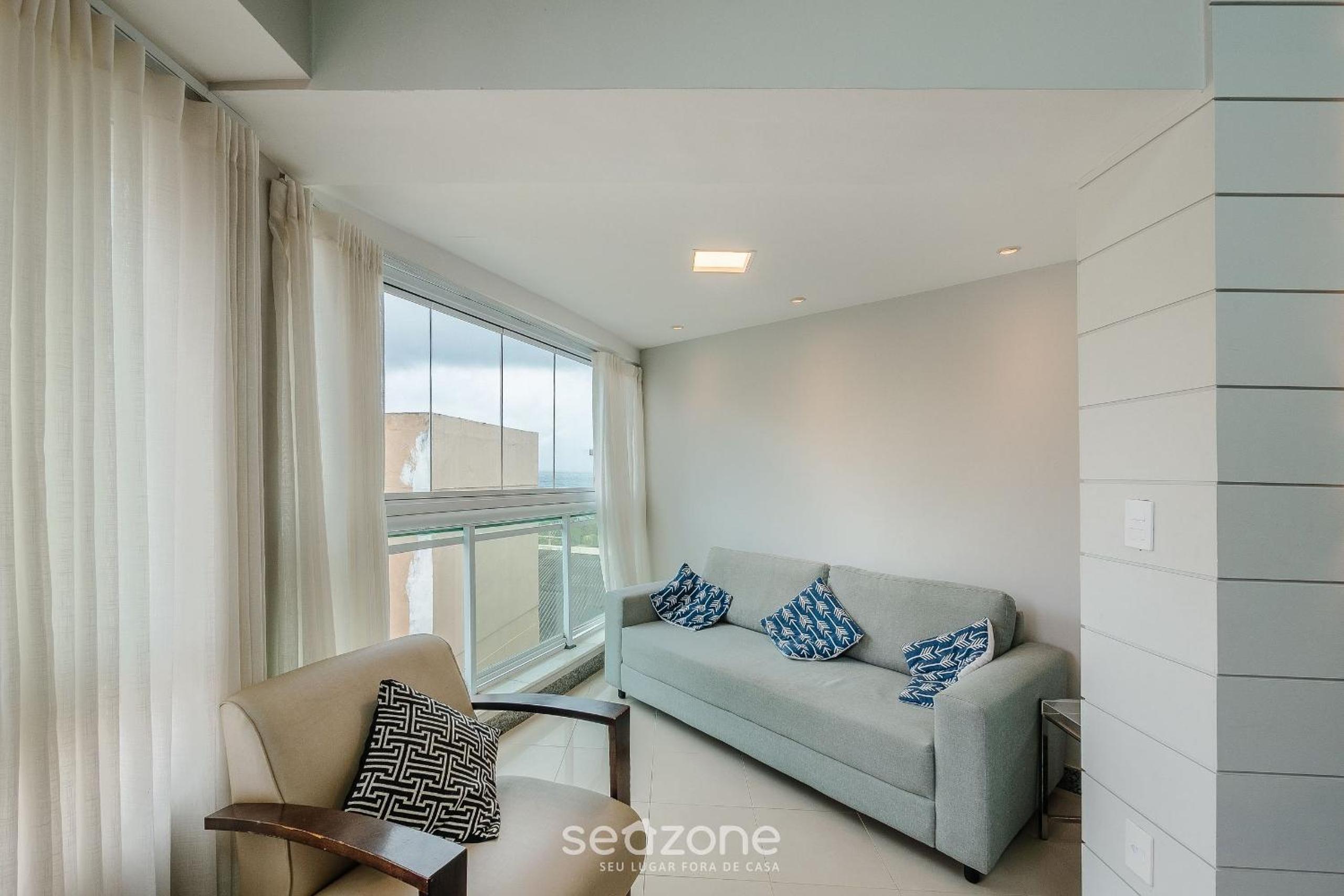 Apt w Jacuzzi and Sea View in Rio Vermelho ENC0307