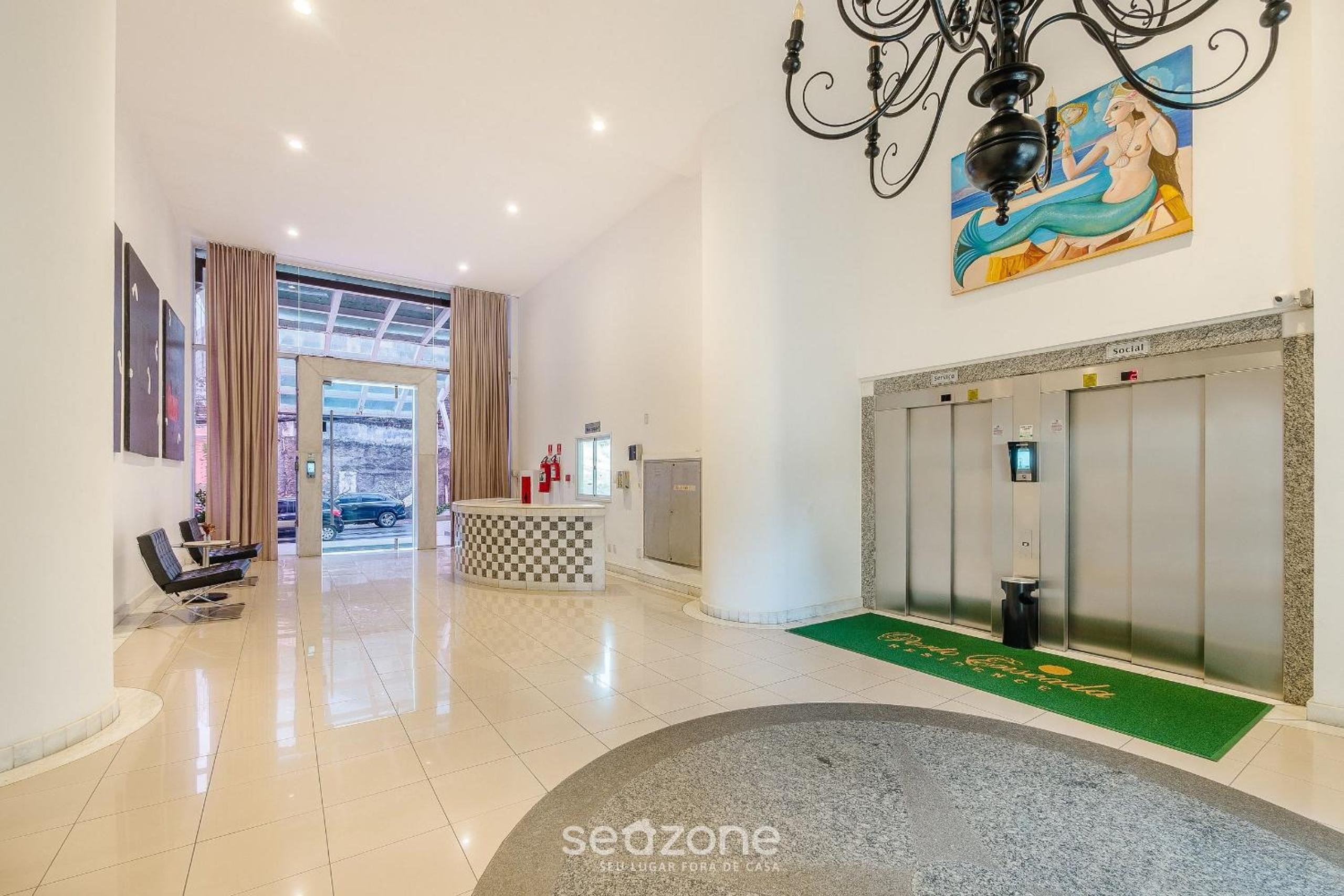 Apt w Jacuzzi and Sea View in Rio Vermelho ENC0307