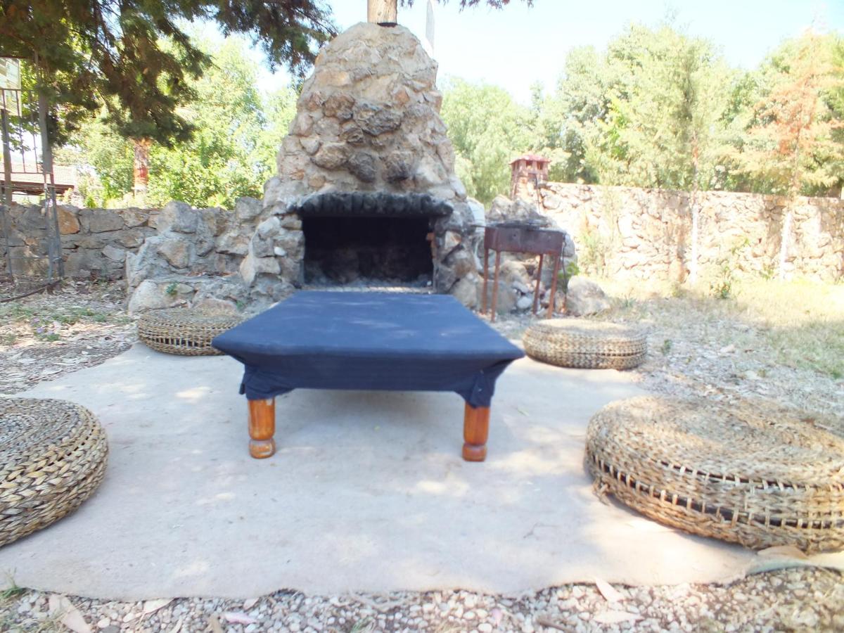outdoor BBQ area