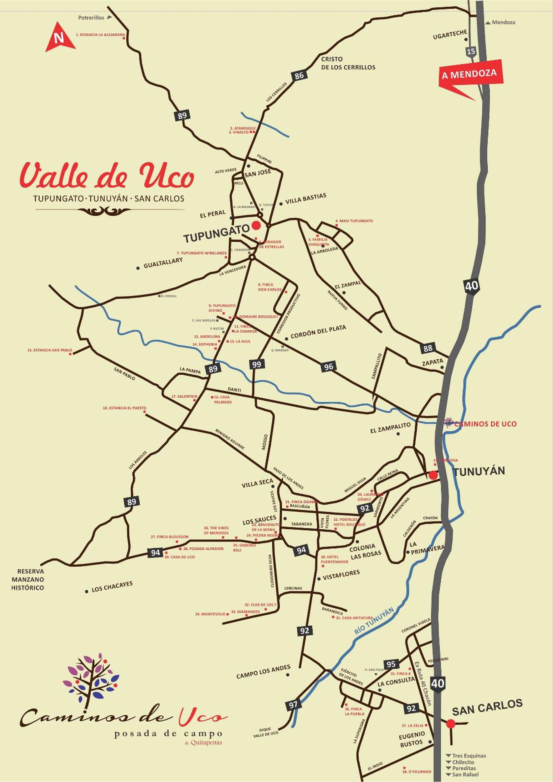 Caminos De Uco - posada de campo-