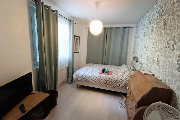 Chambre Zen Mérignac Aéroport Tram clim SDB priv