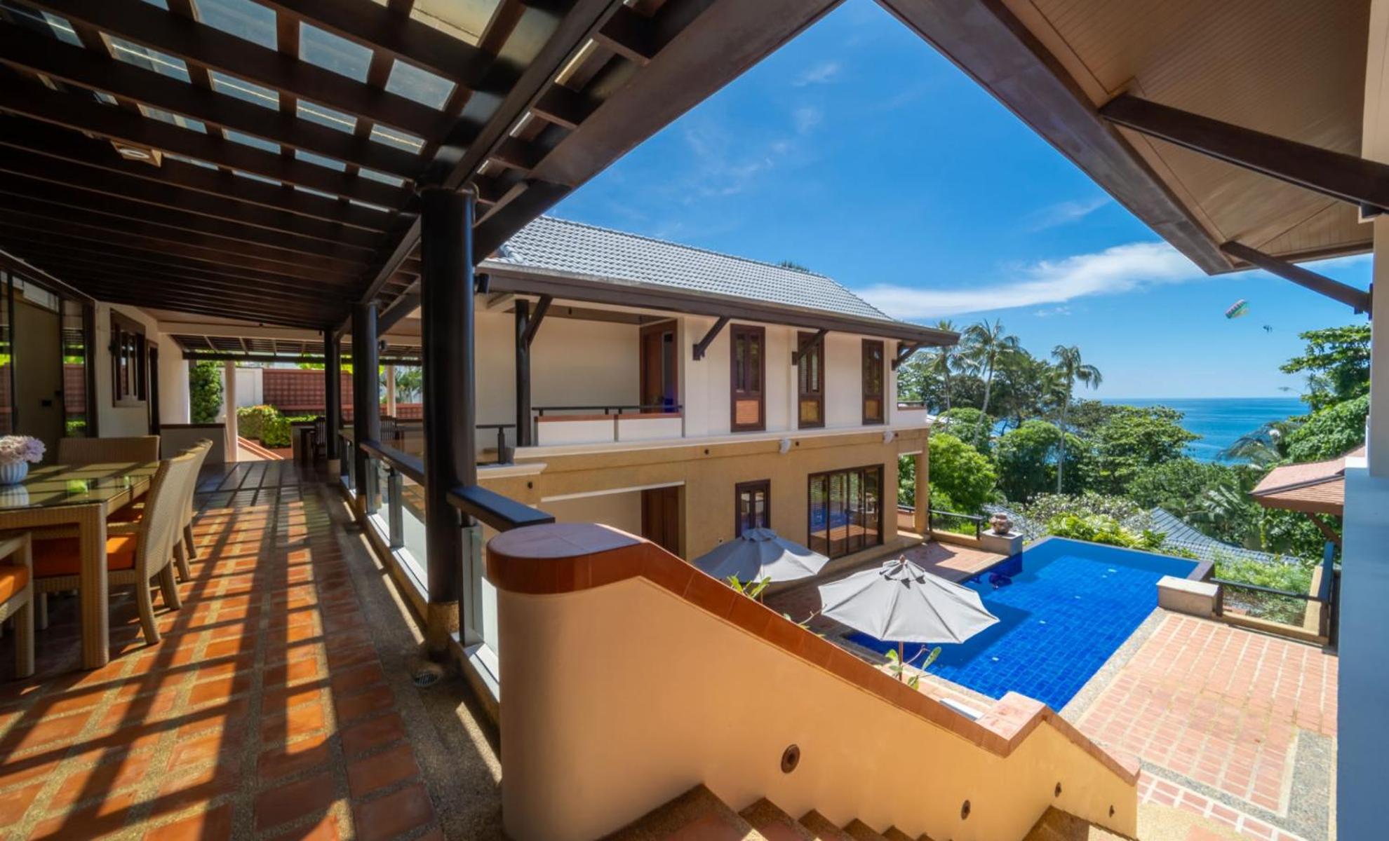 5BR Sea View Pool Villa - 3-Min Walk to Kata Beach - Villa Apsara by Warm Plus