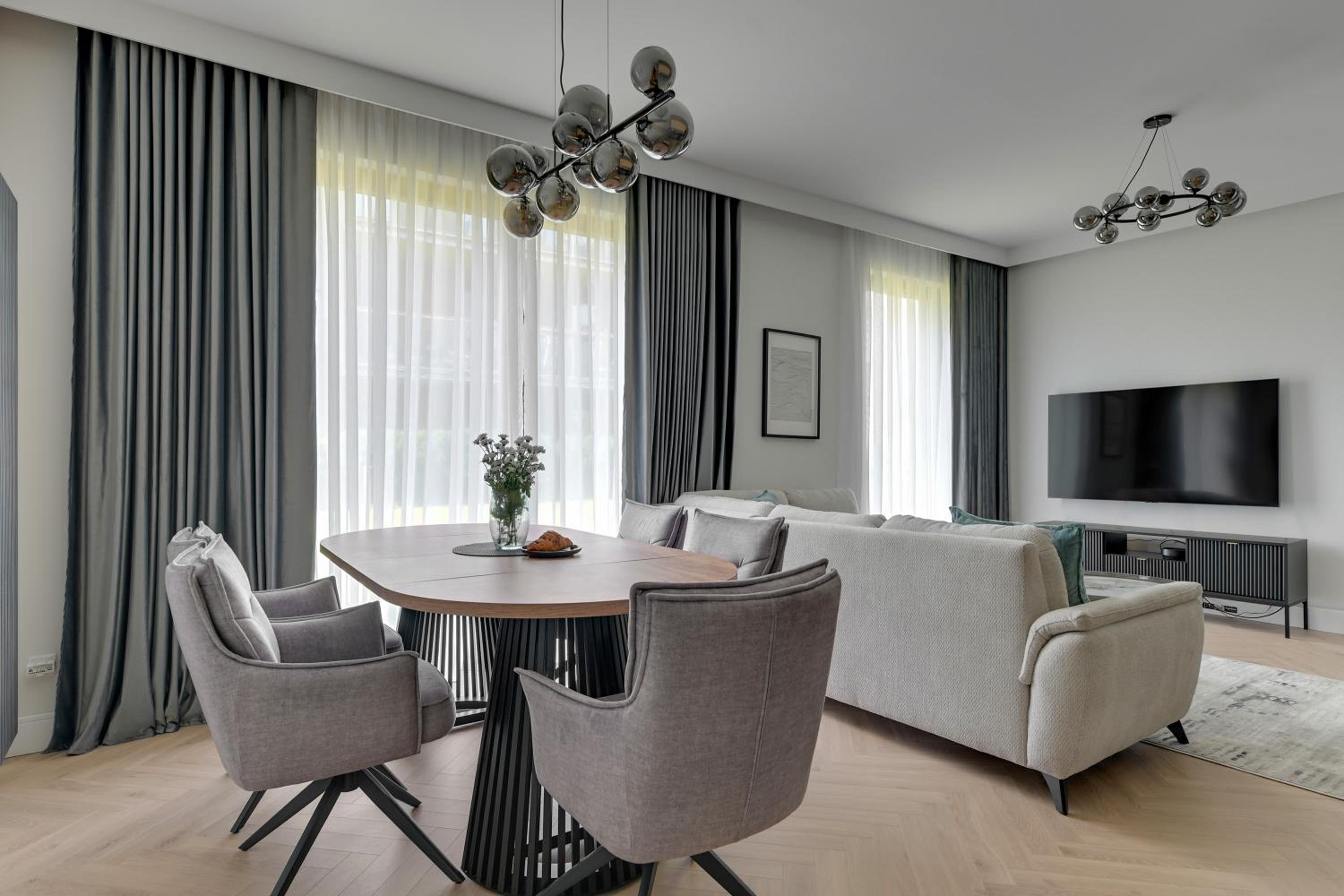 Nadmorski Dwór Premium Apartment with Parking Sauna & Gym by Lion Apartments