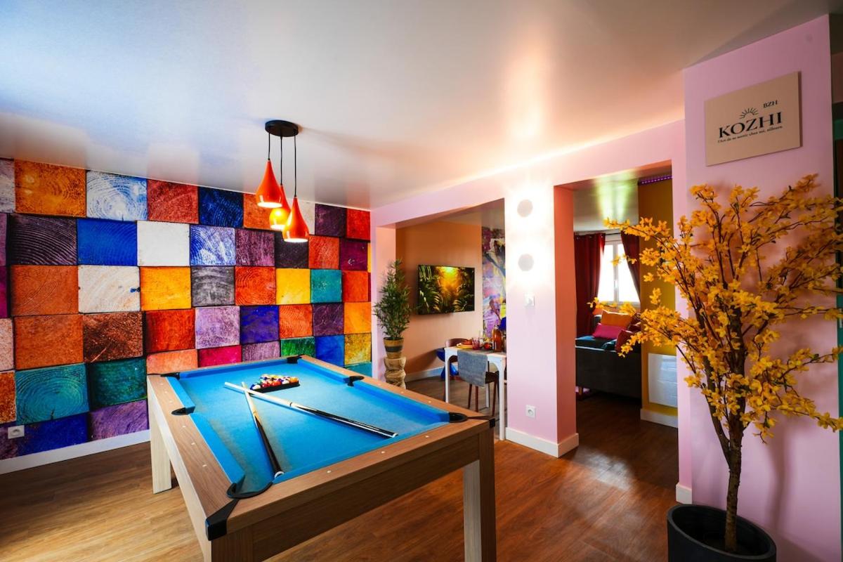 Suite Kozhi - Balnéo privative, Billard, Vidéoprojecteur - Proche Lorient