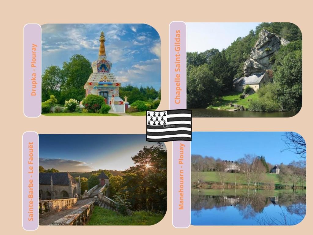Suite Kozhi - Balnéo privative, Billard, Vidéoprojecteur - Proche Lorient