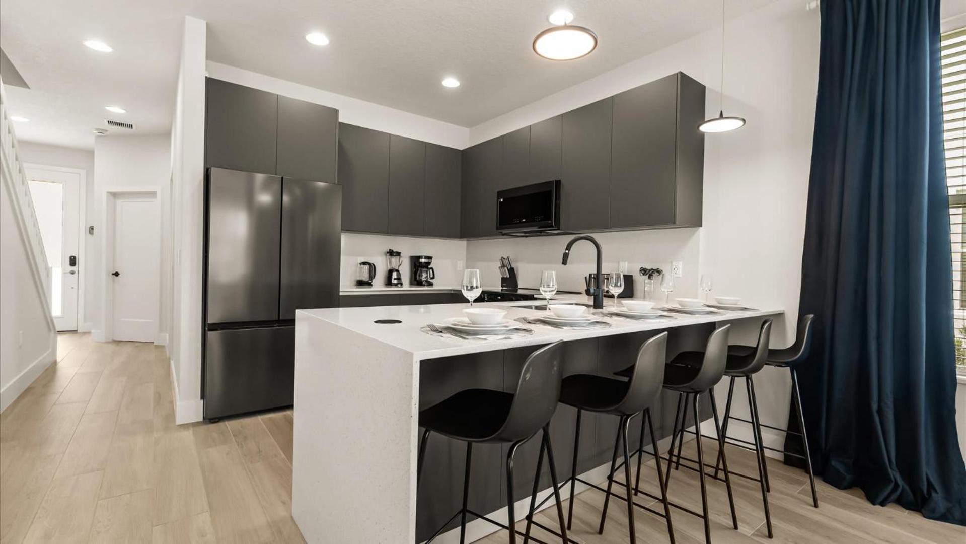 Contemporary 4BR Townhome with Pool & Themed Rooms