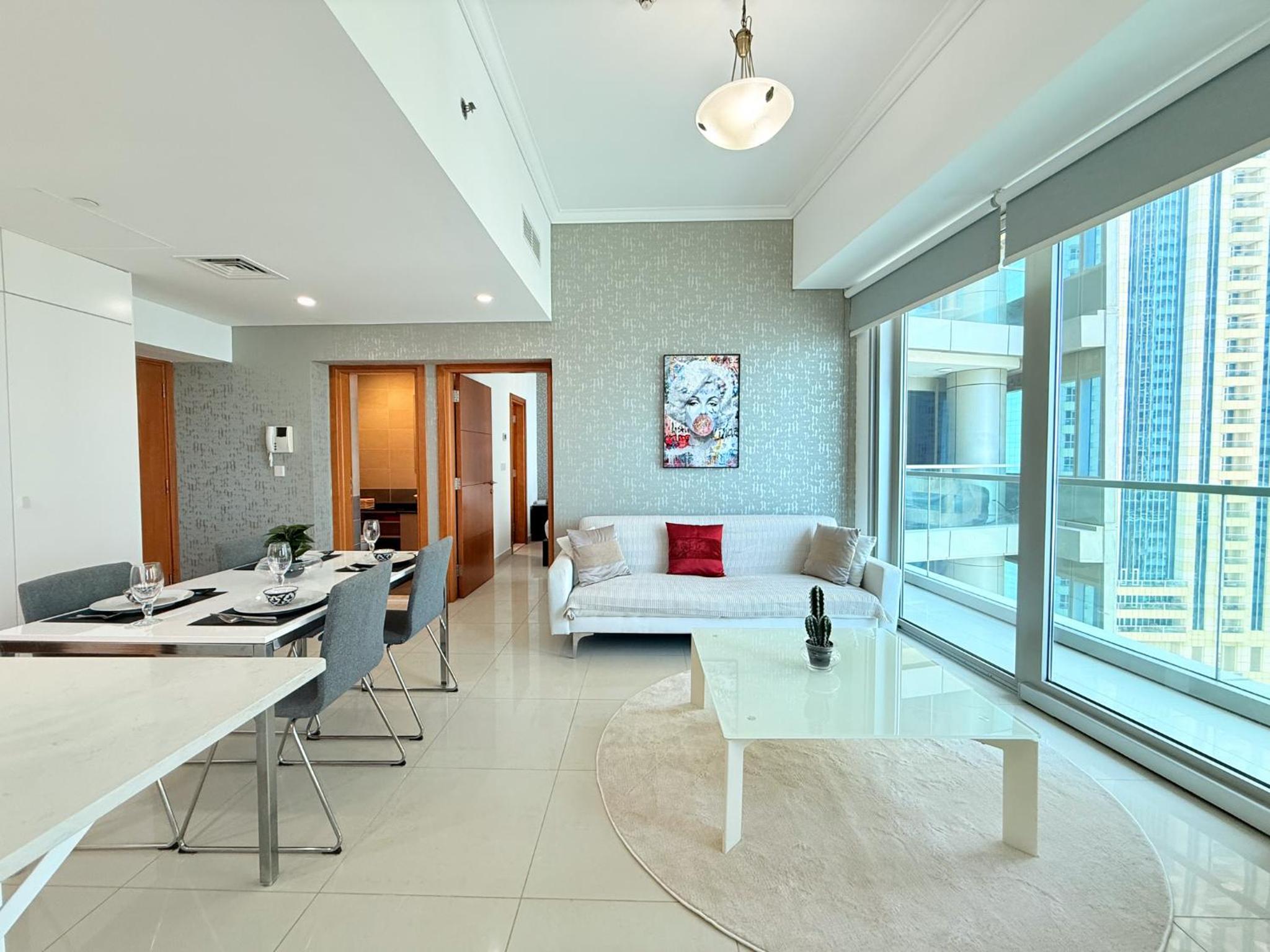 Ocean Heights New 2BDR with full Sea & Dubai Eye view in Marina by Simplex Home