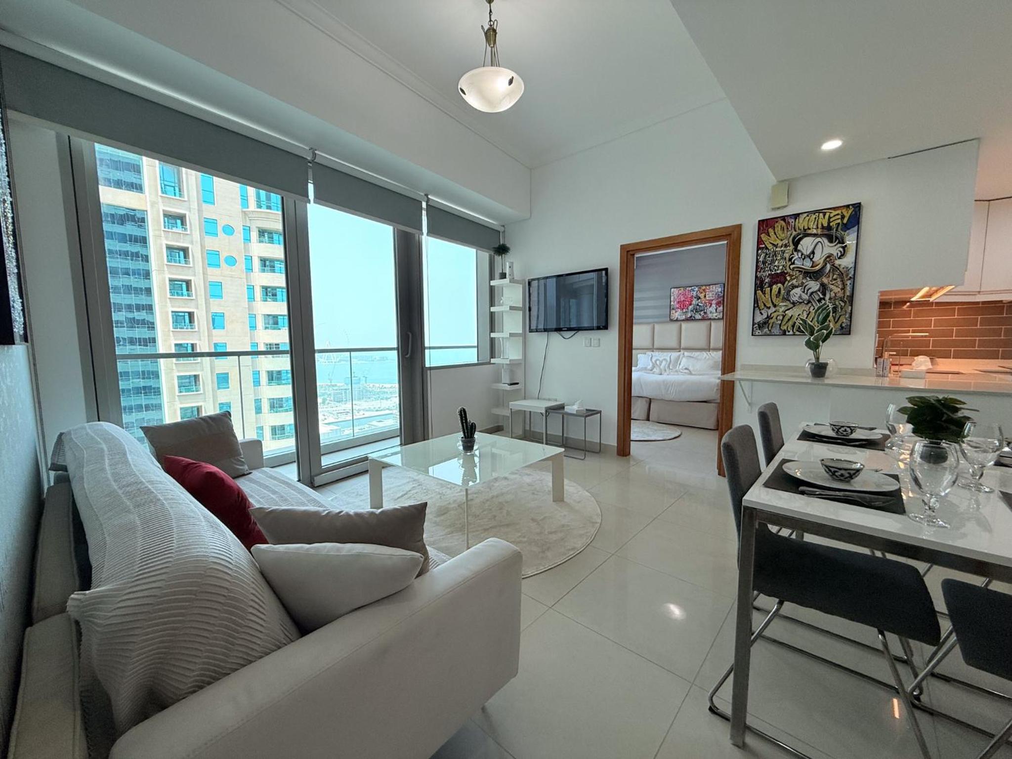 Ocean Heights New 2BDR with full Sea & Dubai Eye view in Marina by Simplex Home