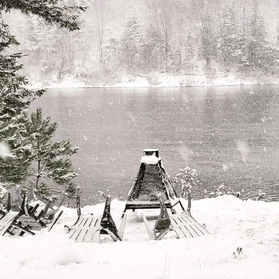 Chalet au bord de l'eau avec spa privé - Mauricie - Portneuf - Québec