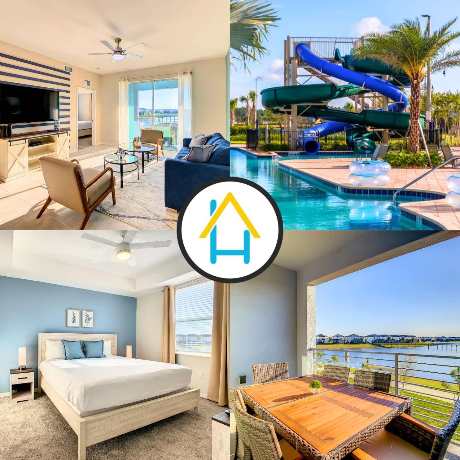 Relaxing Lakeview 2BR Condo with 2 Clubhouses