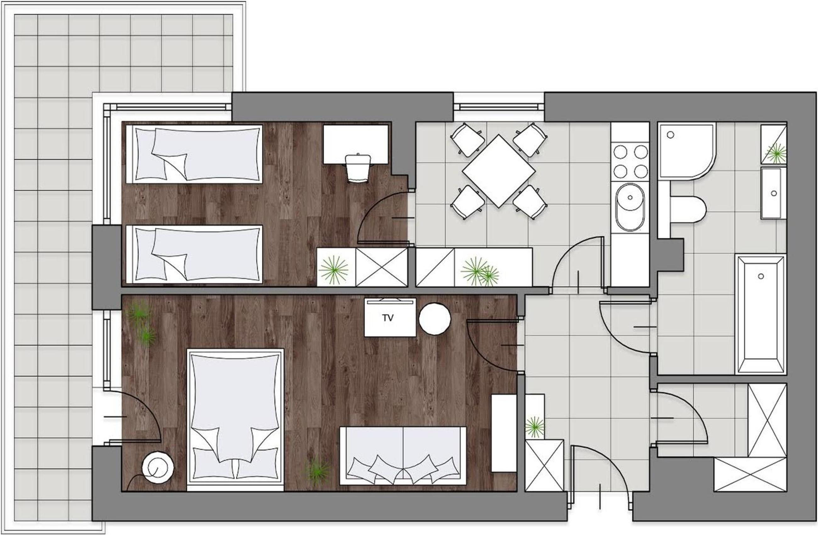 3D Poznańska 6 Apartament