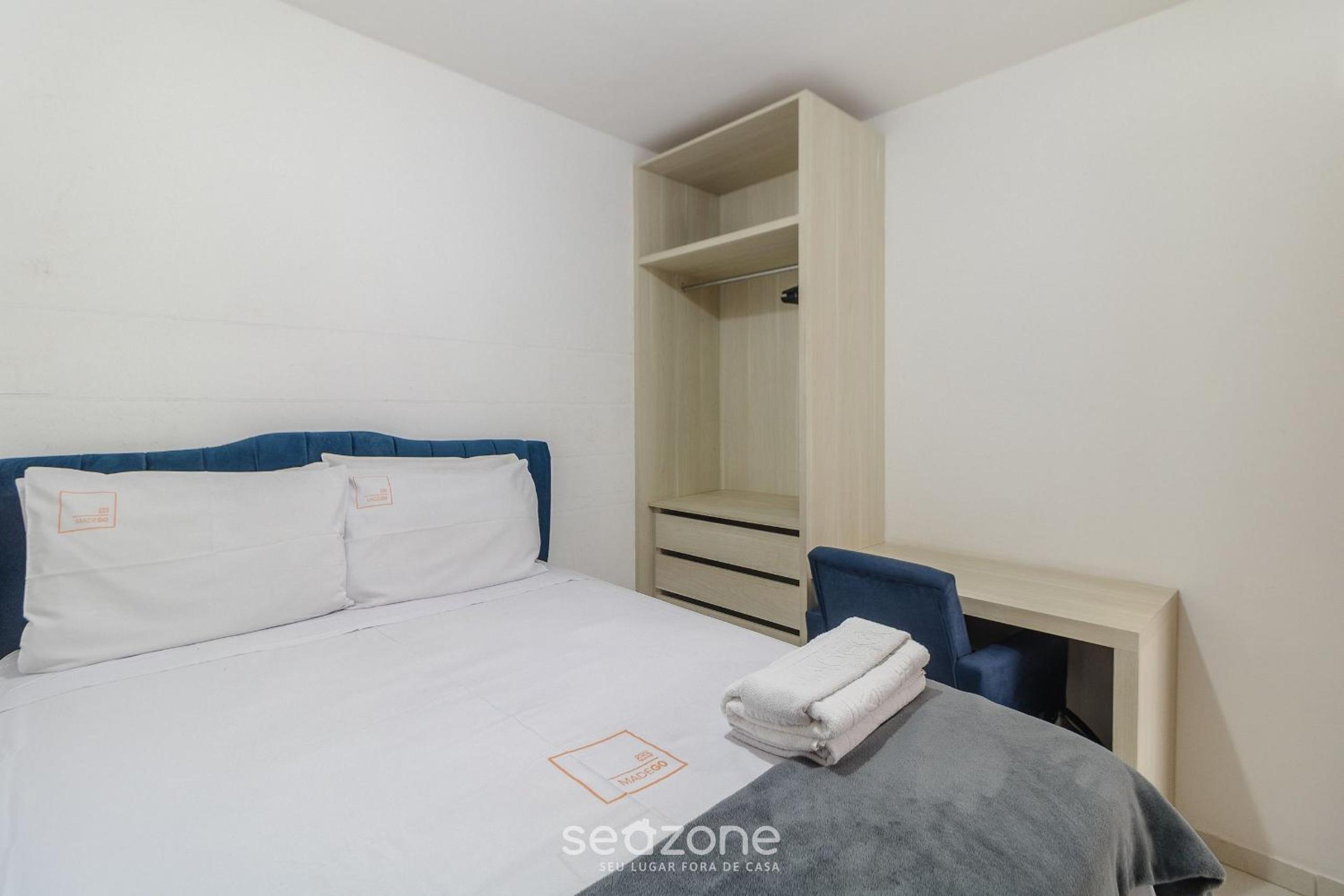 1B Apt w/ A/C and Self Check-in, Goiânia - ATE0302