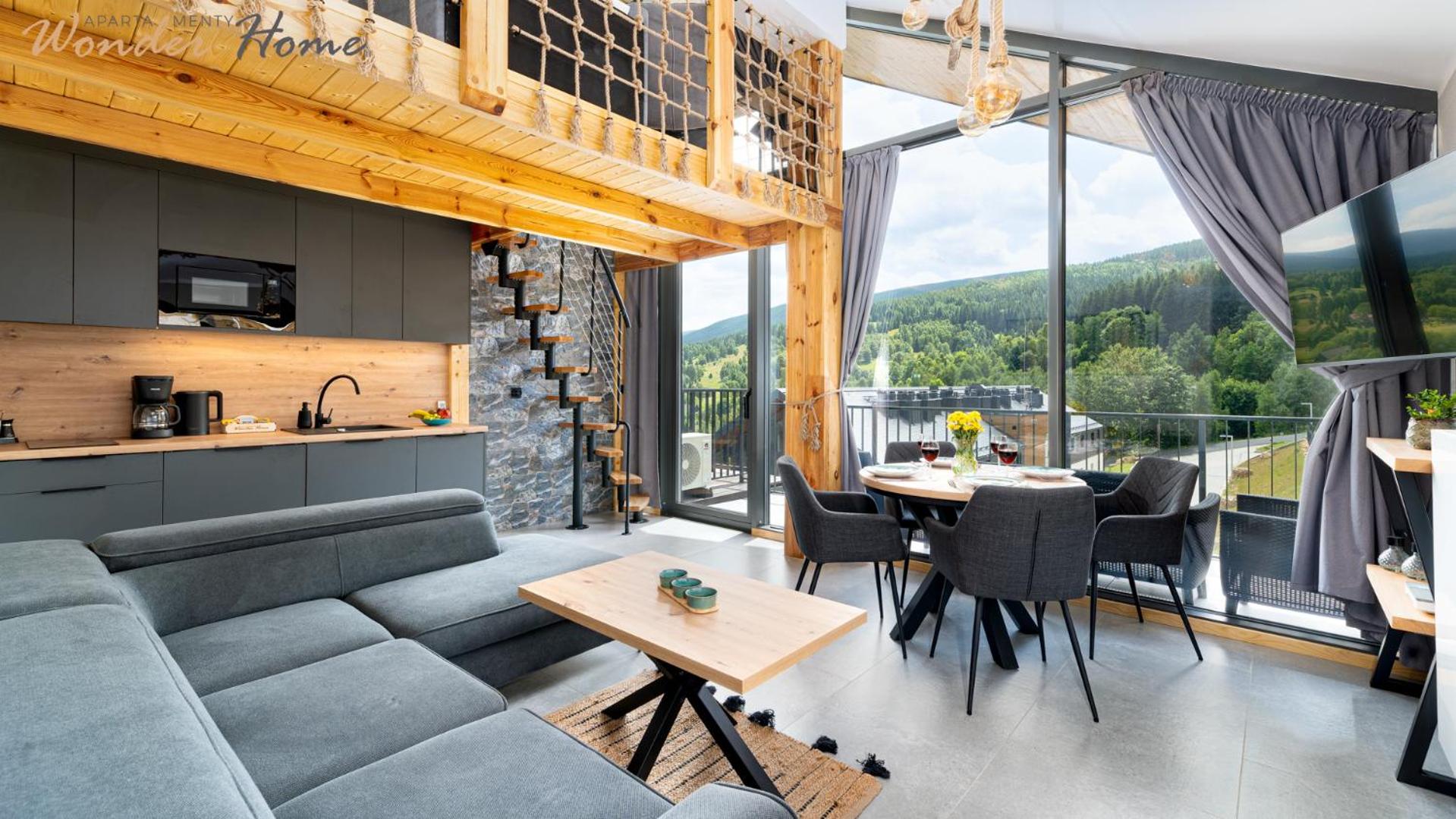 Wonder Home - Apartament z widokiem na panoramę Gór Izerskich