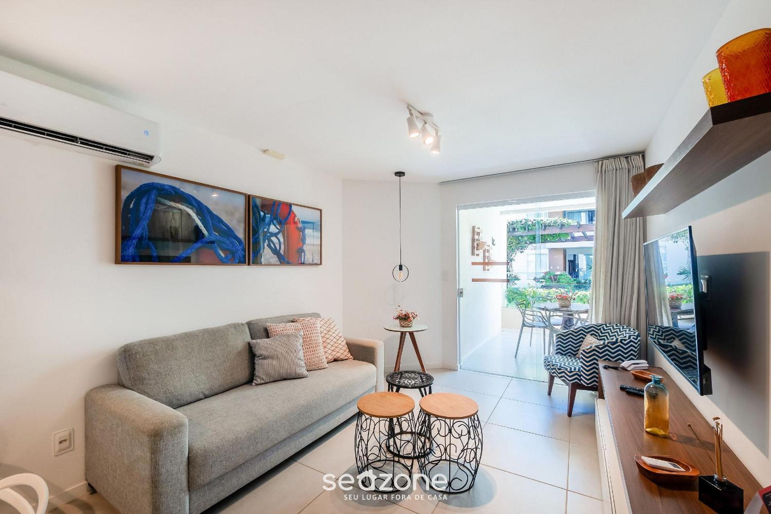Porto Smeralda Guarajuba Apt w/ balcony - PSMC003