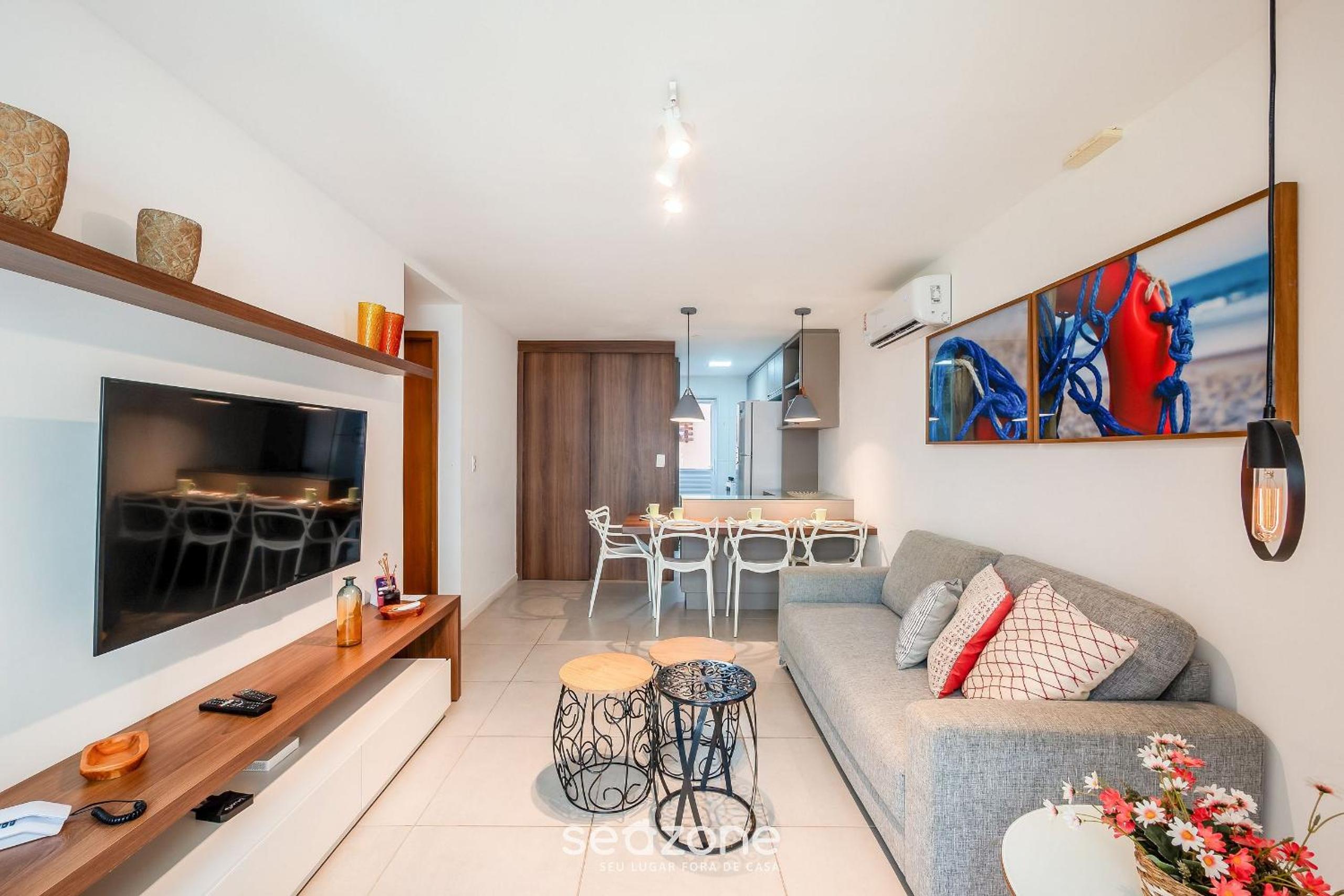 Porto Smeralda Guarajuba Apt w/ balcony - PSMC003