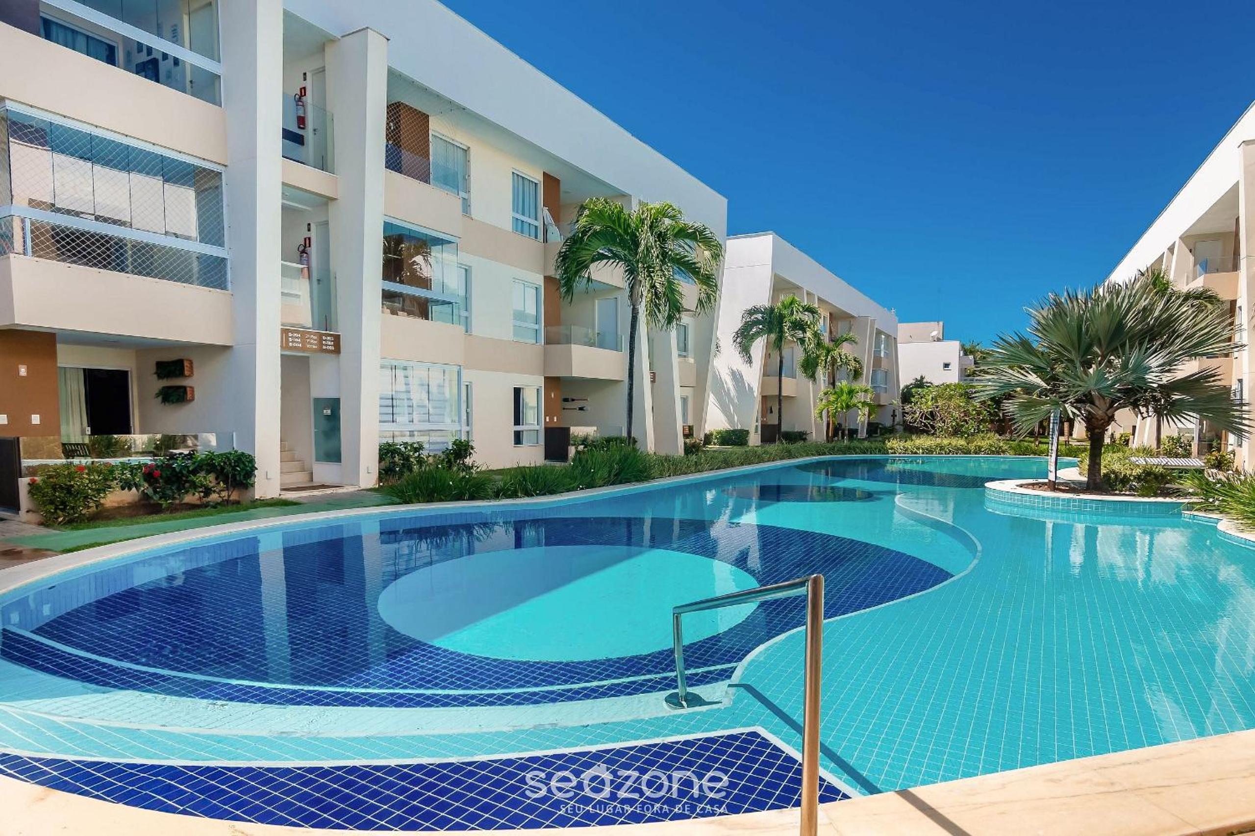 Porto Smeralda Guarajuba Apt w/ balcony - PSMC003