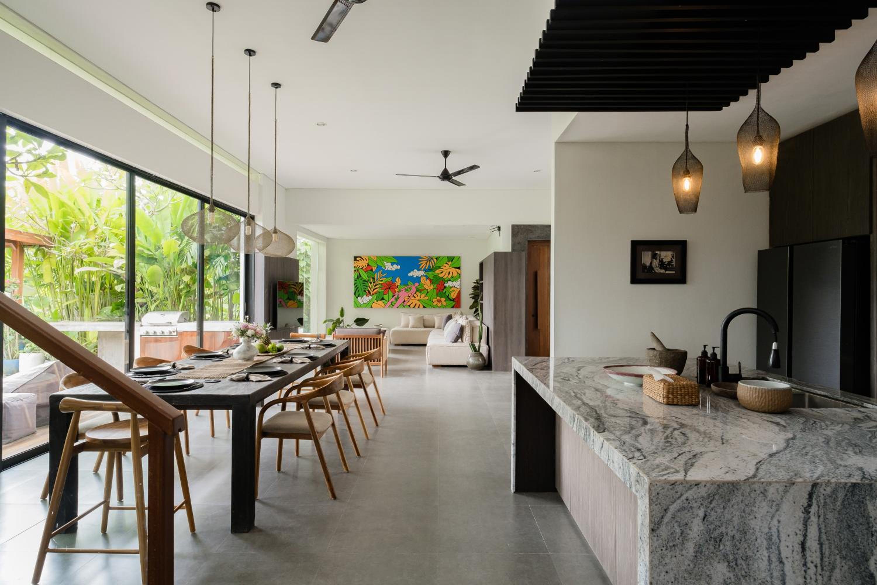 5BR Designer Villa with BBQ & Private Pool in Canggu
