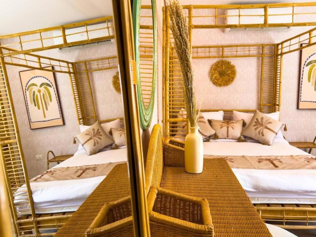 Bohemian Oasis with Pyramids View Ancient Bohemian Giza Khan